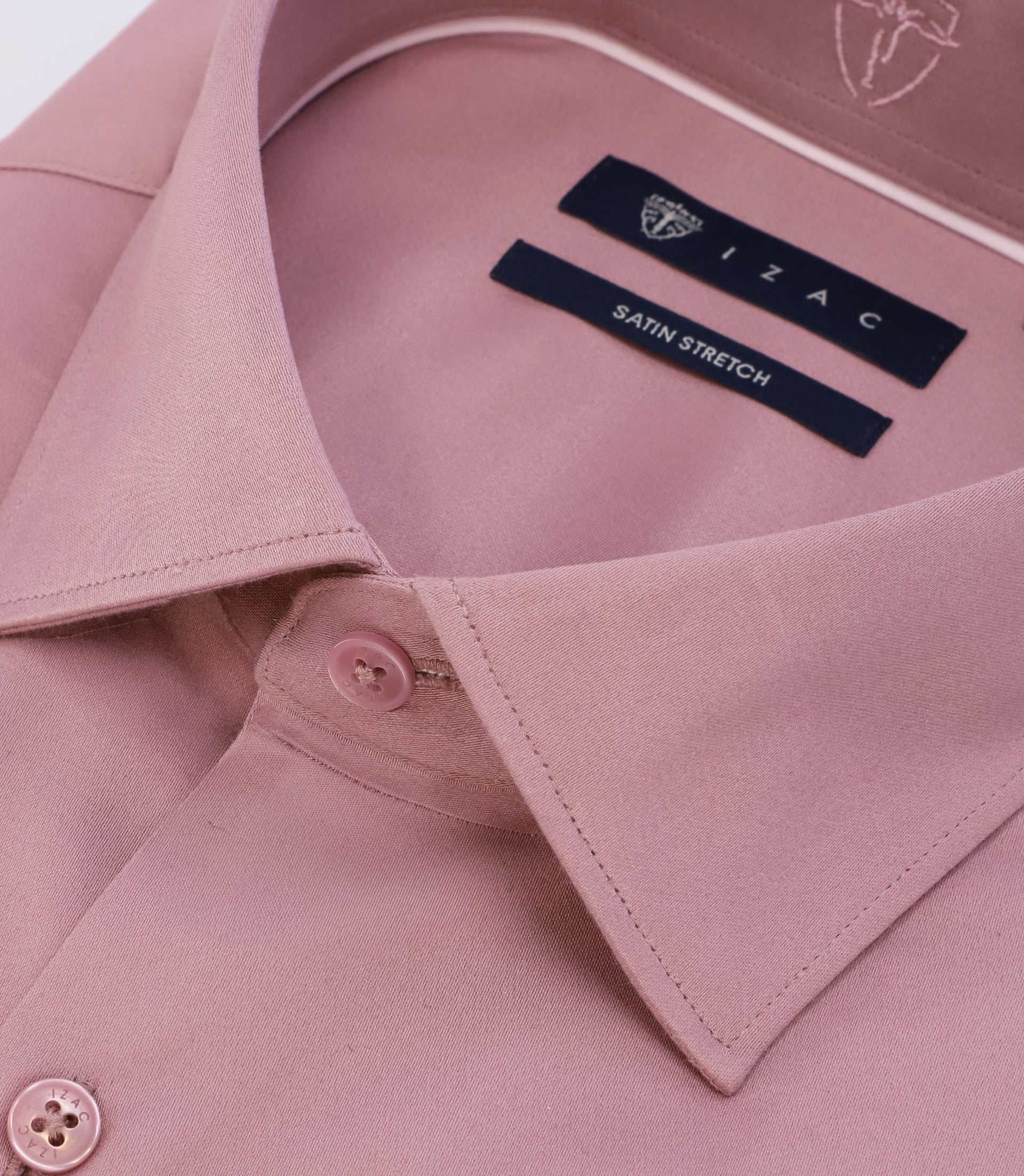 Chemise slim vieux rose - Image 2