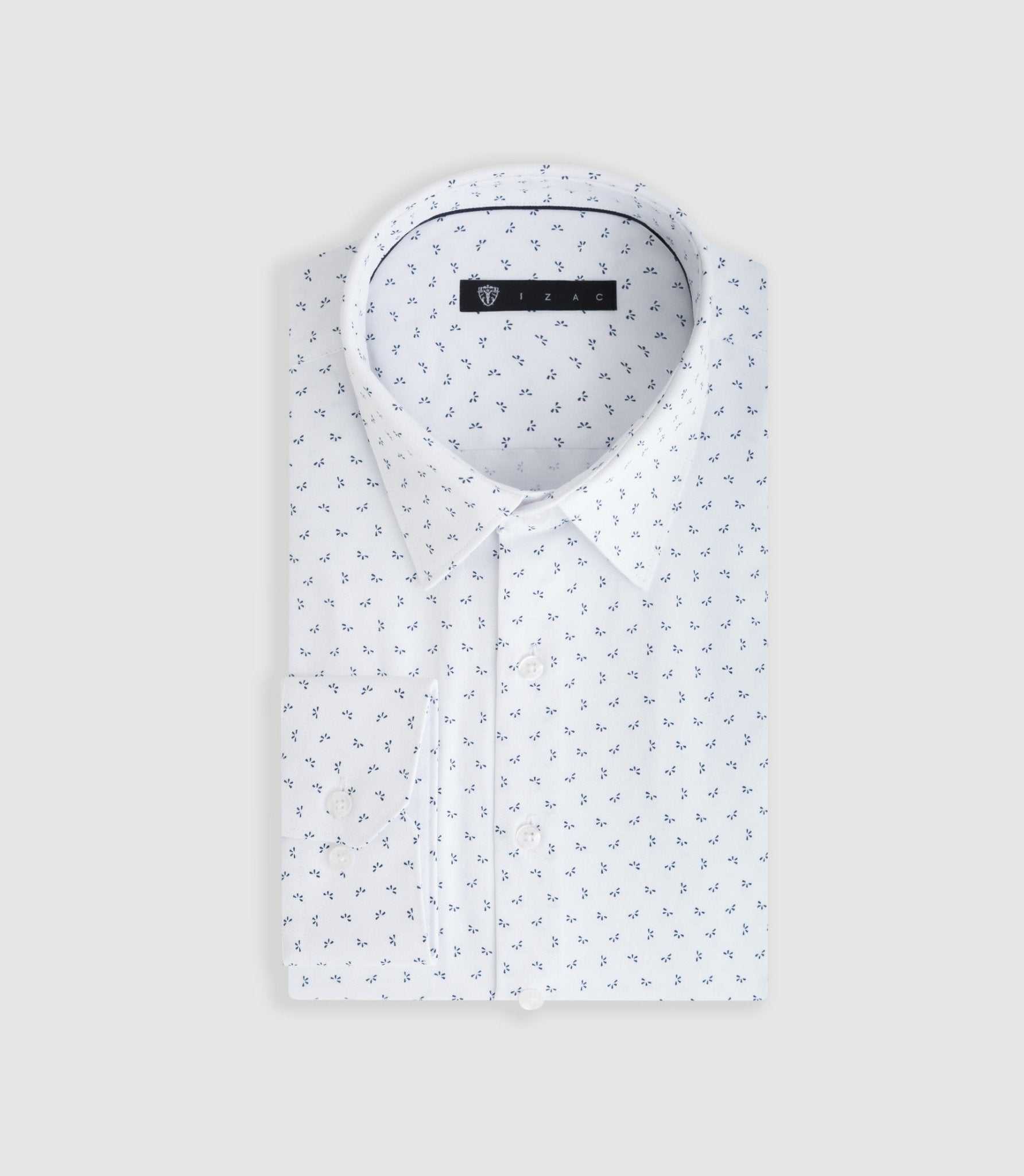 Chemise ville blanche et marine "Difast008" - Image 3