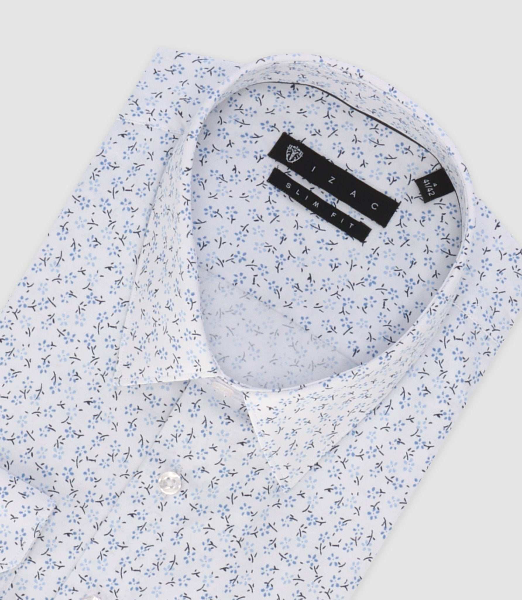 Chemise ville à imprimé bleu "Tifast012" - Image 2