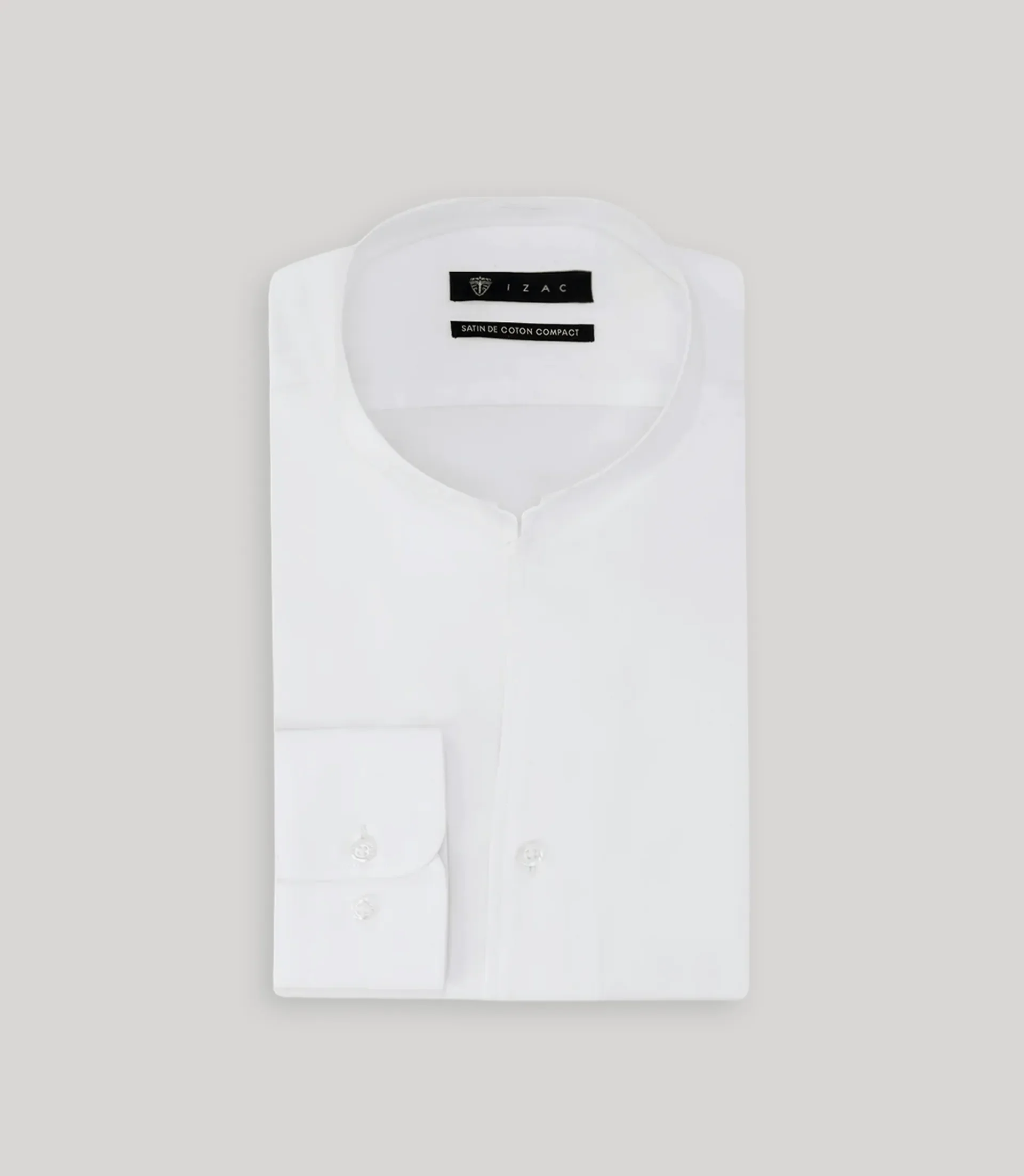 Chemise col philosophe écru - Image 6