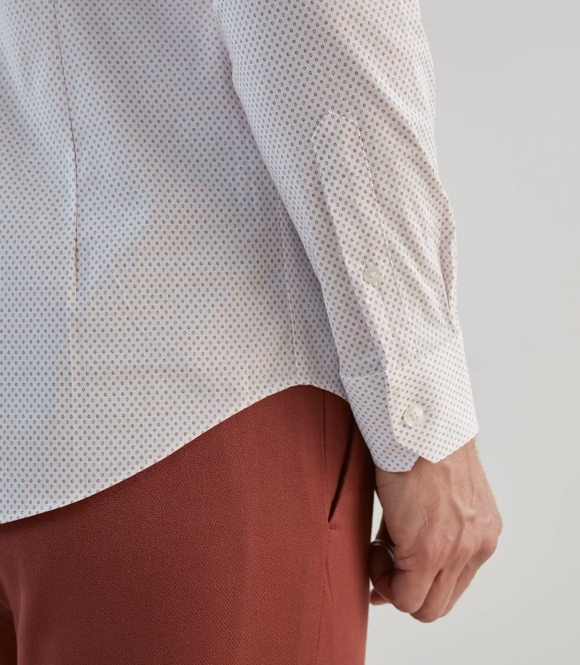 Chemise fantaisie blanche - Image 5