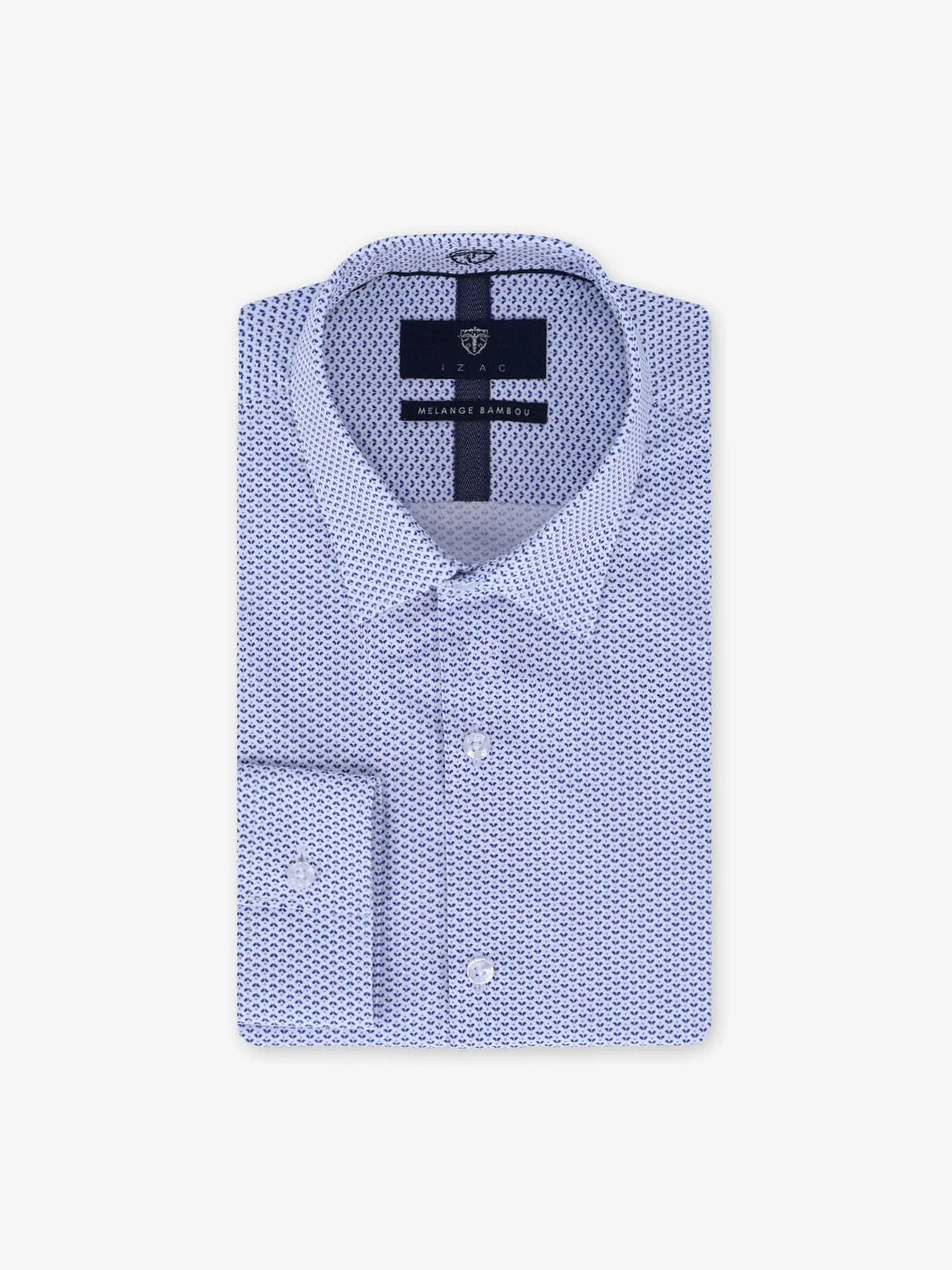 Chemise ville imprimée bleue - Image 4