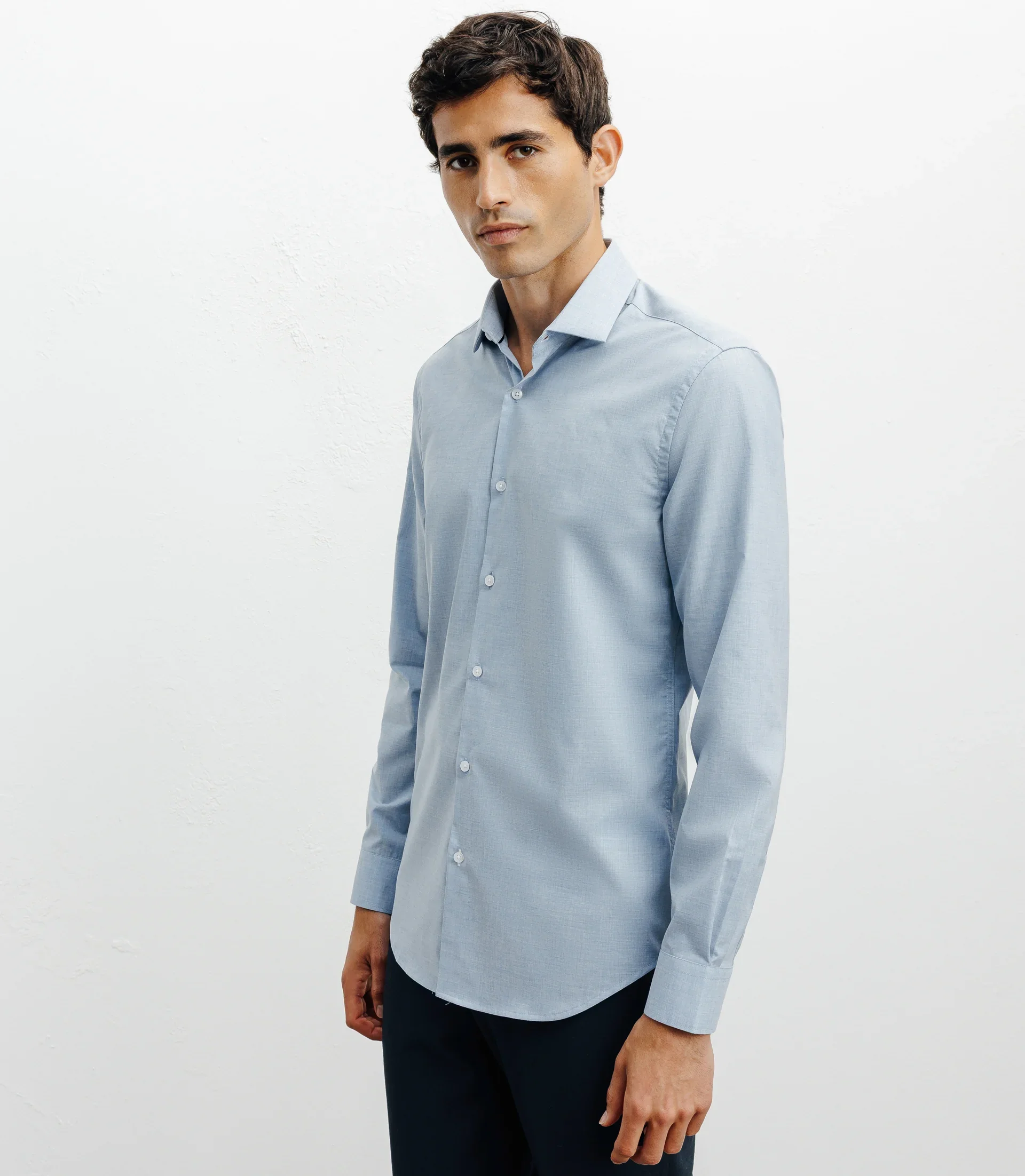 Chemise ville imprimée ciel