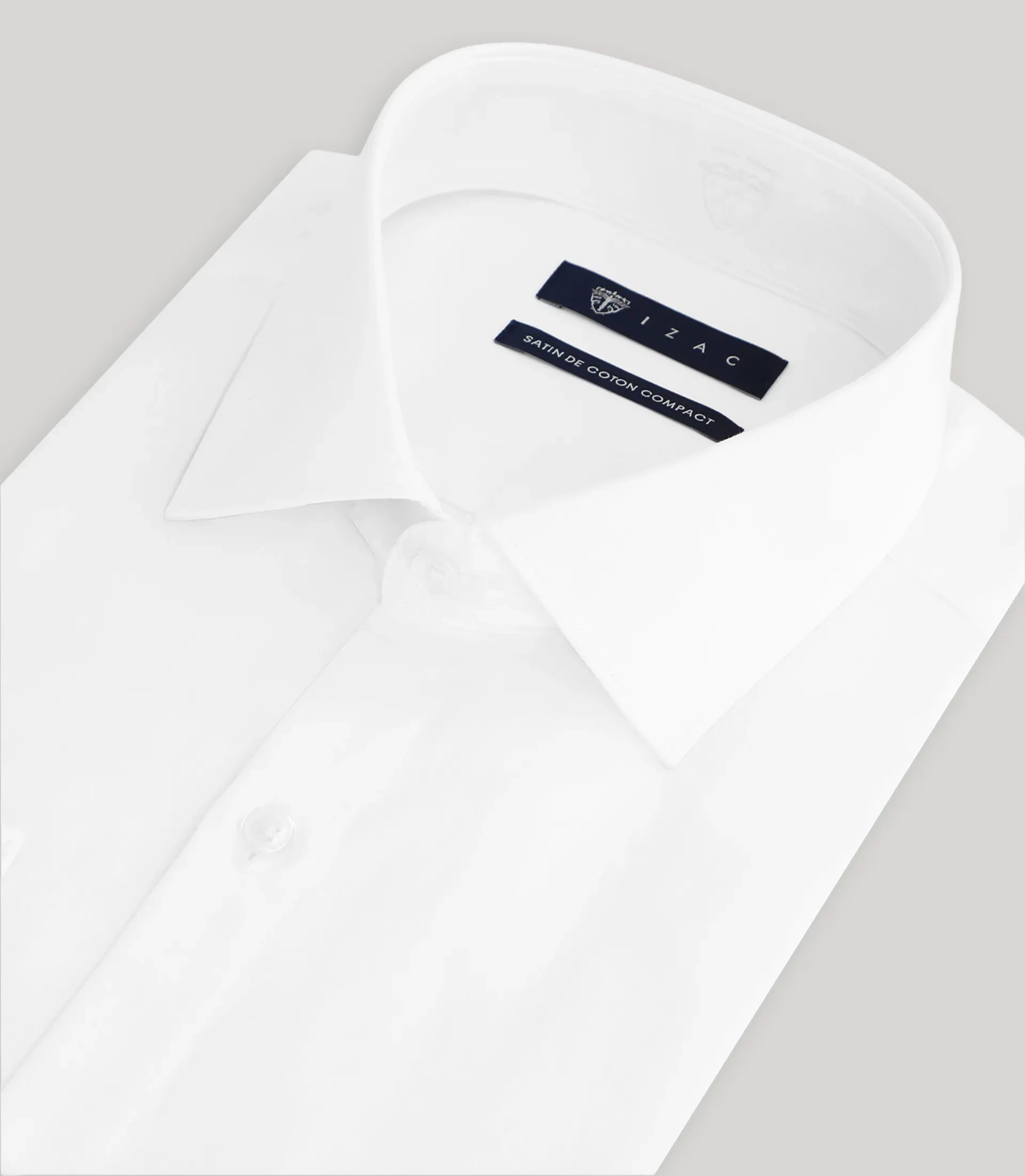 Chemise en satin de coton blanche - Image 4