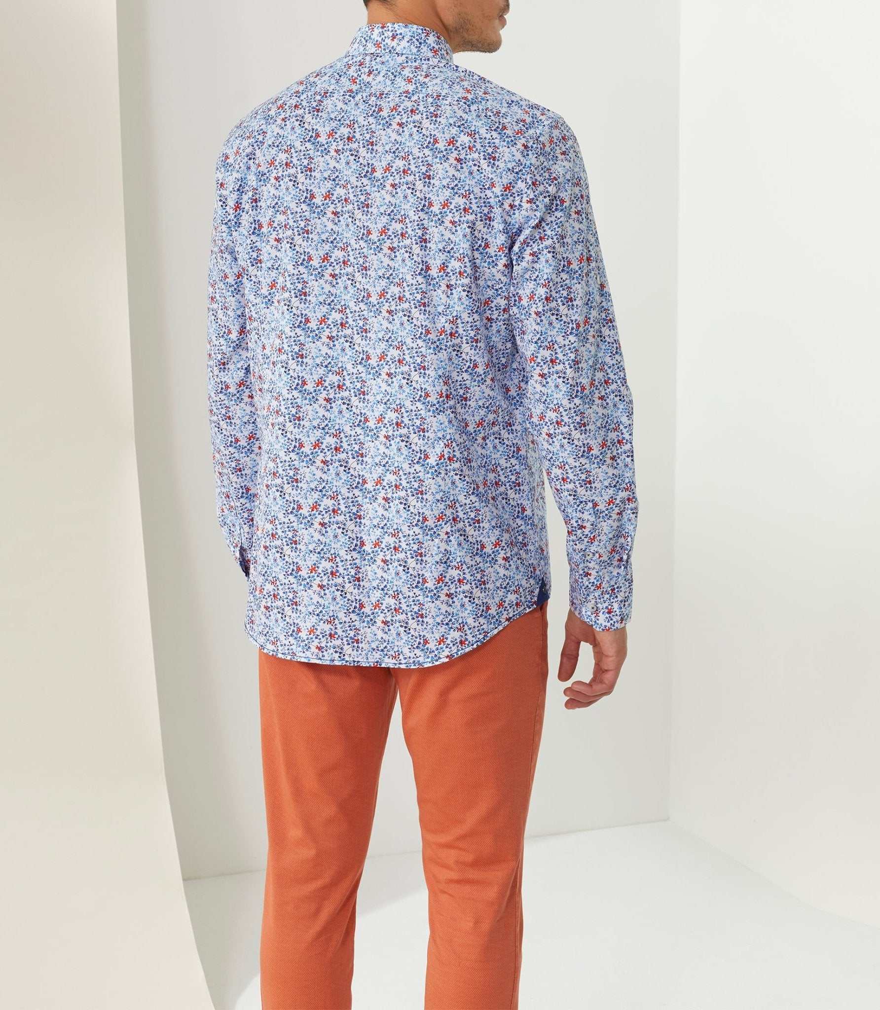 Chemise casual bleu "Tiano" - Image 2