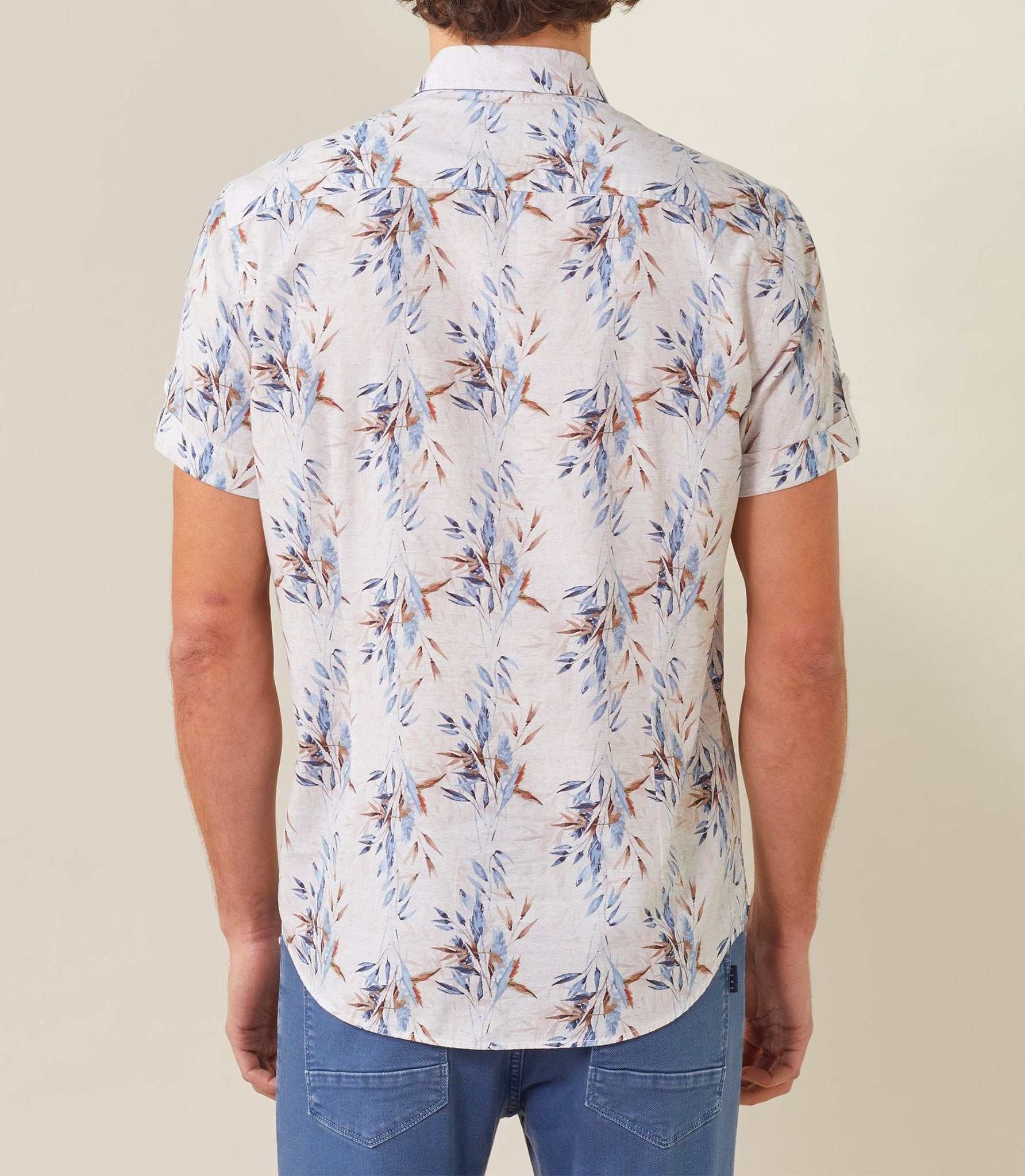 Chemise casual bleu ciel "Tako" - Image 4
