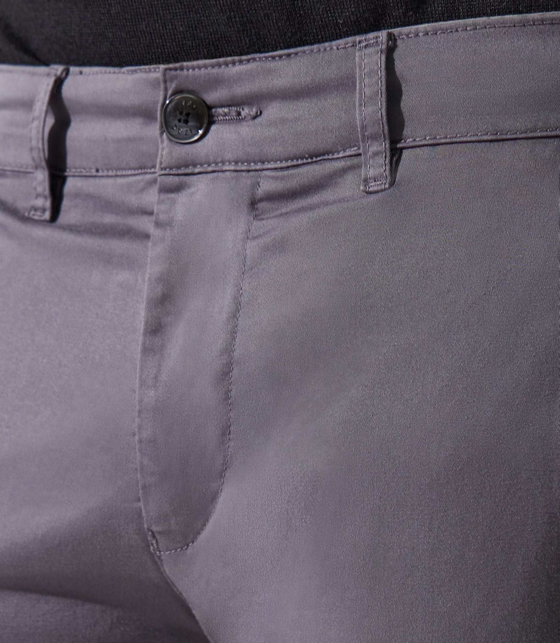 Pantalon chino satin anthracite VANAMA - Image 4