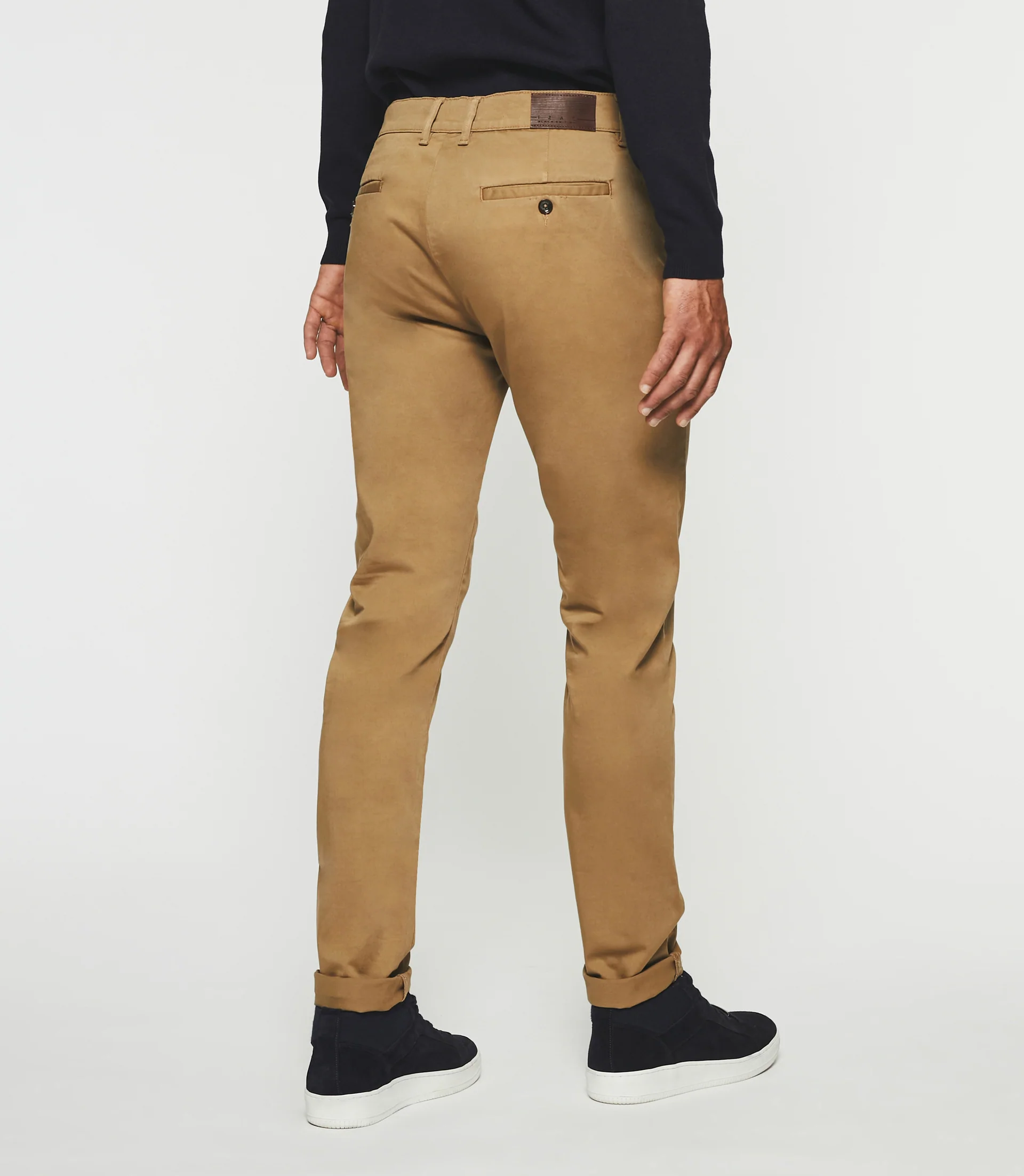 Pantalon chino slim camel VANAMA - Image 3