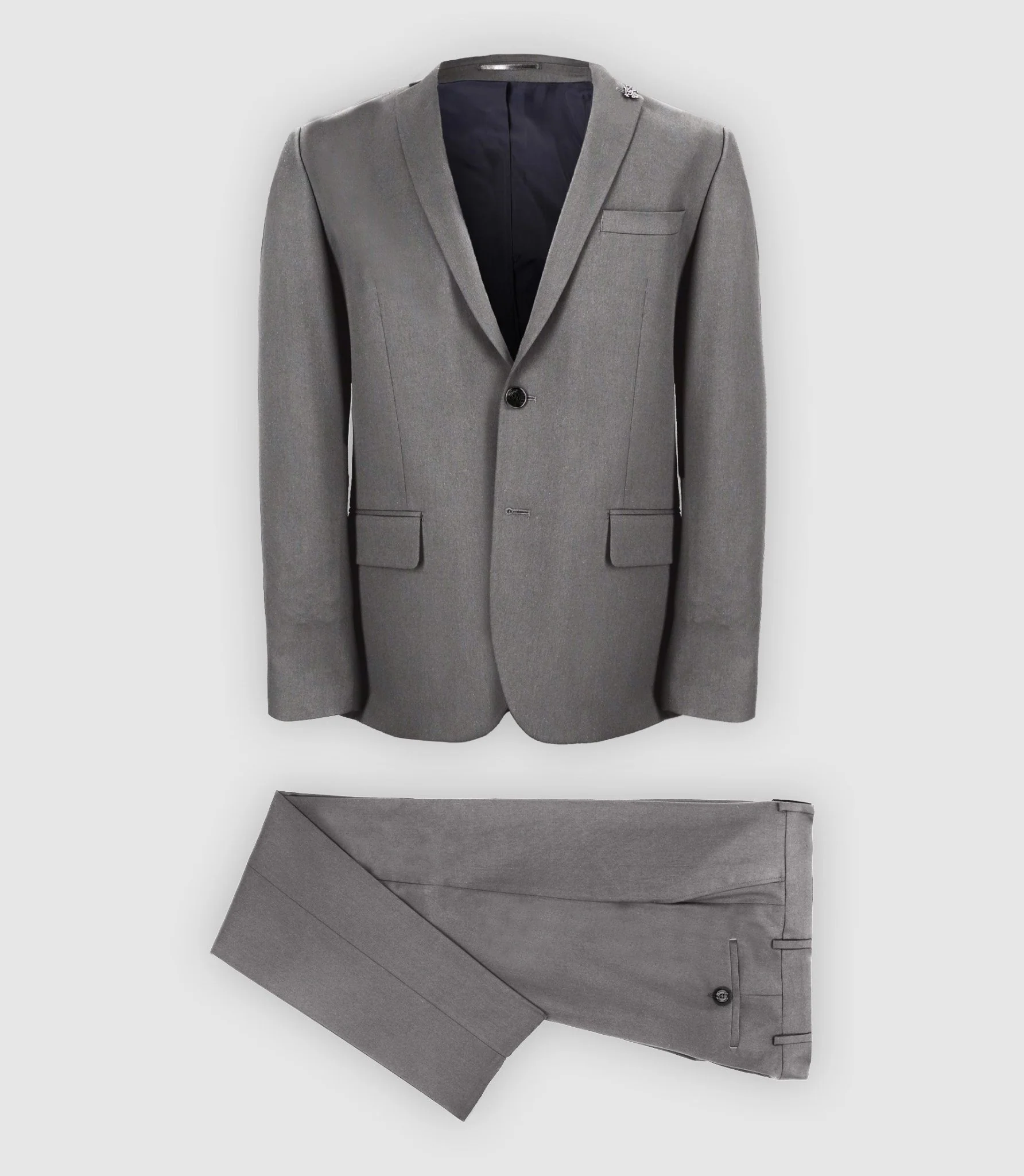 Costume 2 boutons gris - Image 3