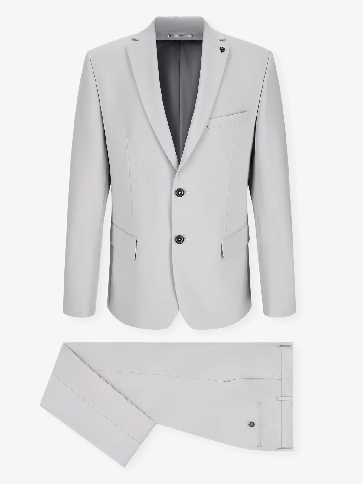 Costume 2 boutons gris