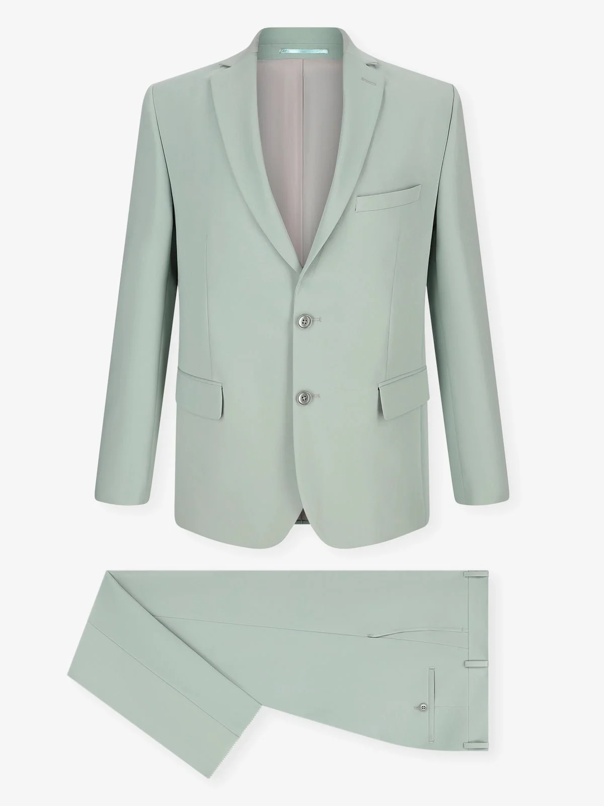Costume 2 boutons vert clair