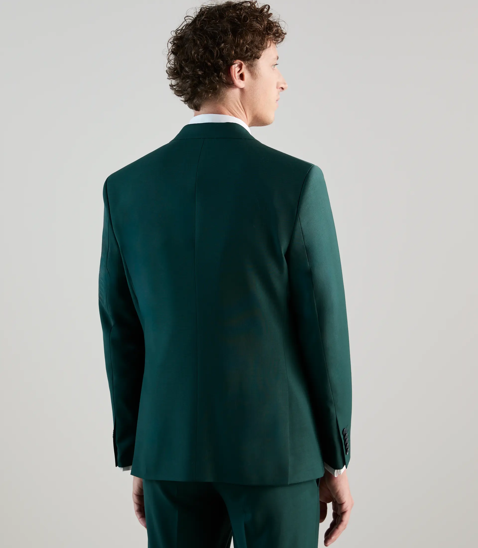 Costume 3 pièces de cérémonie vert foncé - Image 4