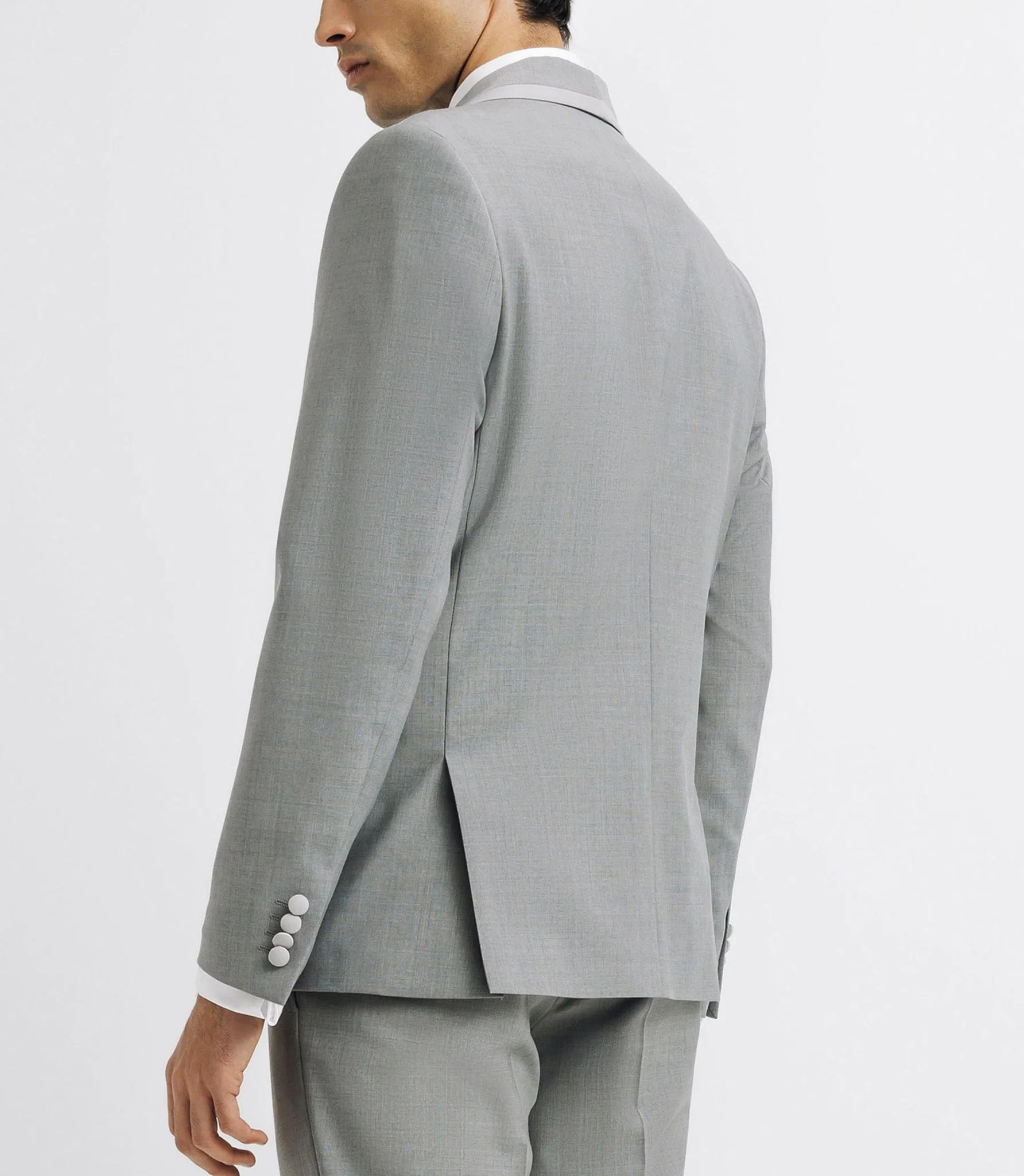 Costume de cérémonie gris clair - Image 2
