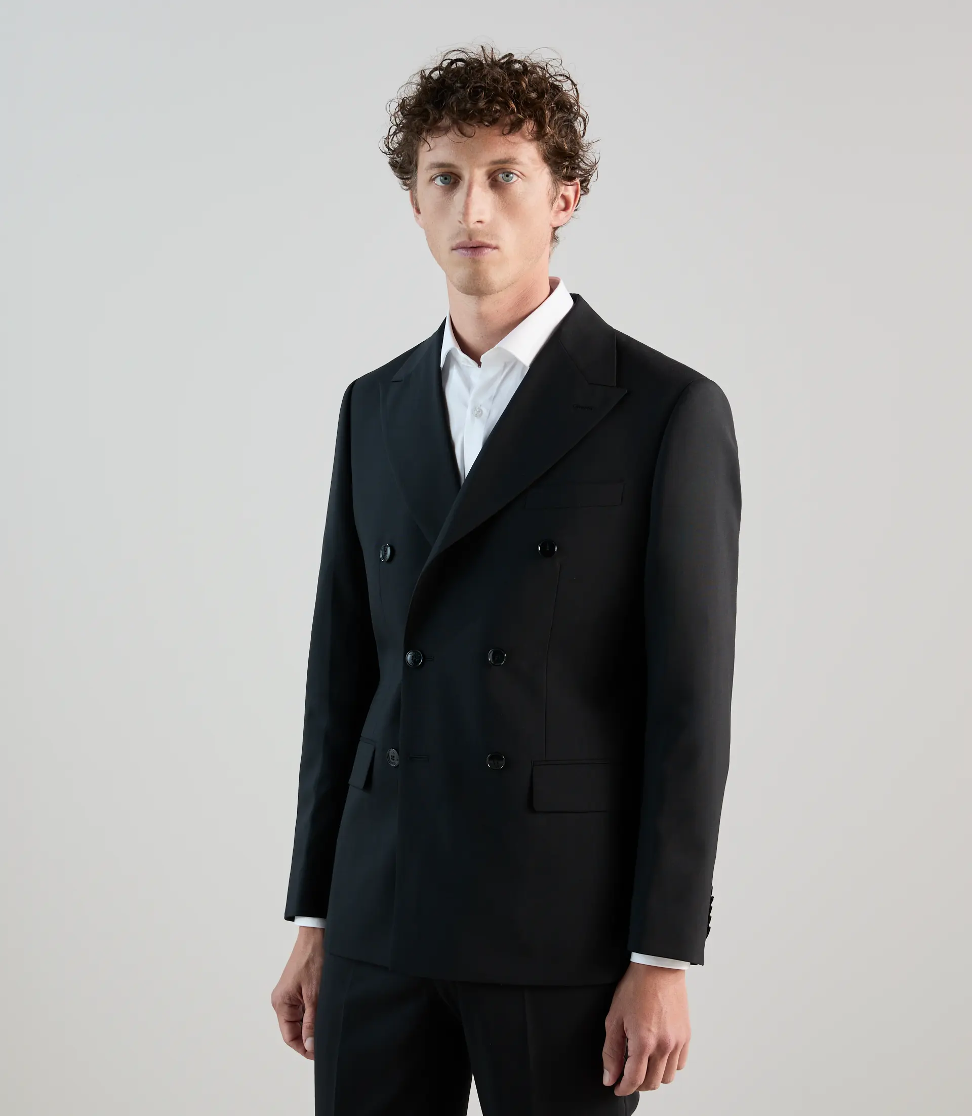 Costume croisé noir