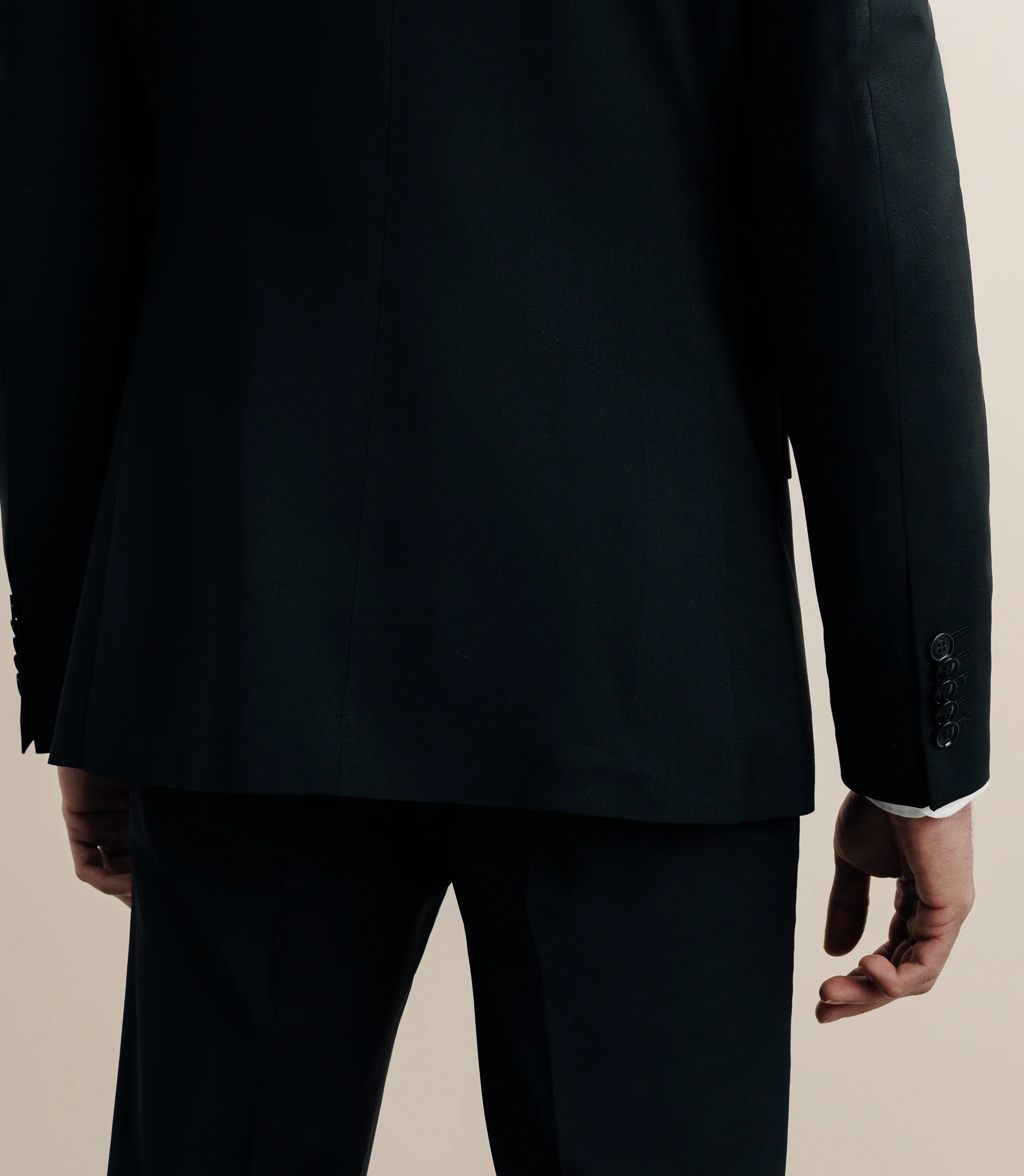 Costume en laine mélangée noir - Image 5