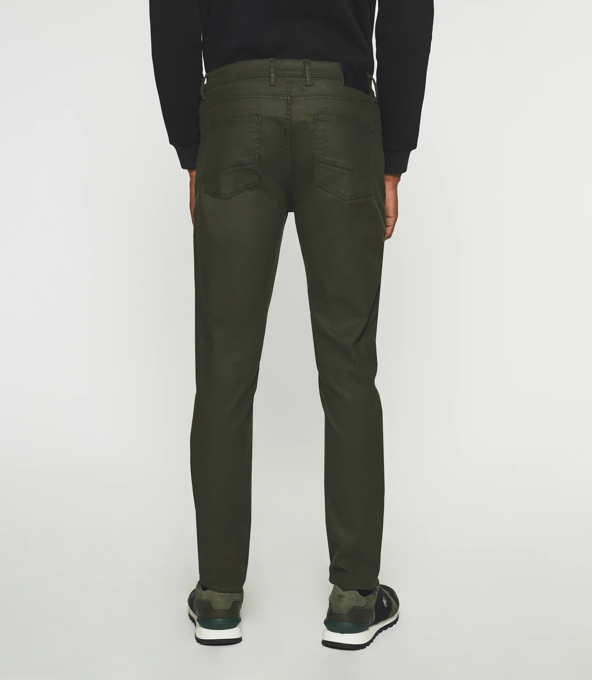 Jean slim denim enduit kaki EROS - Image 3