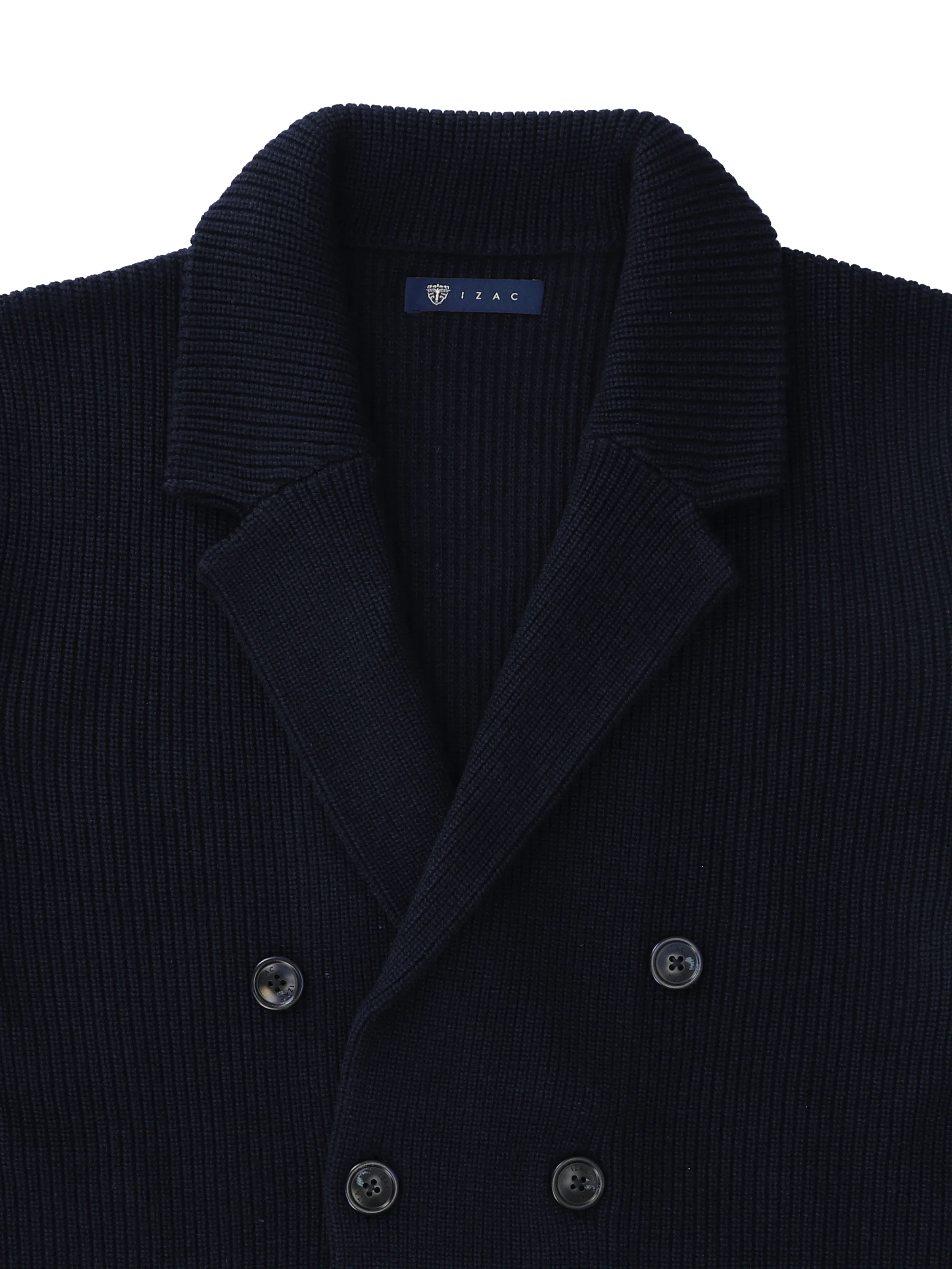 Gilet maille marine - Image 2