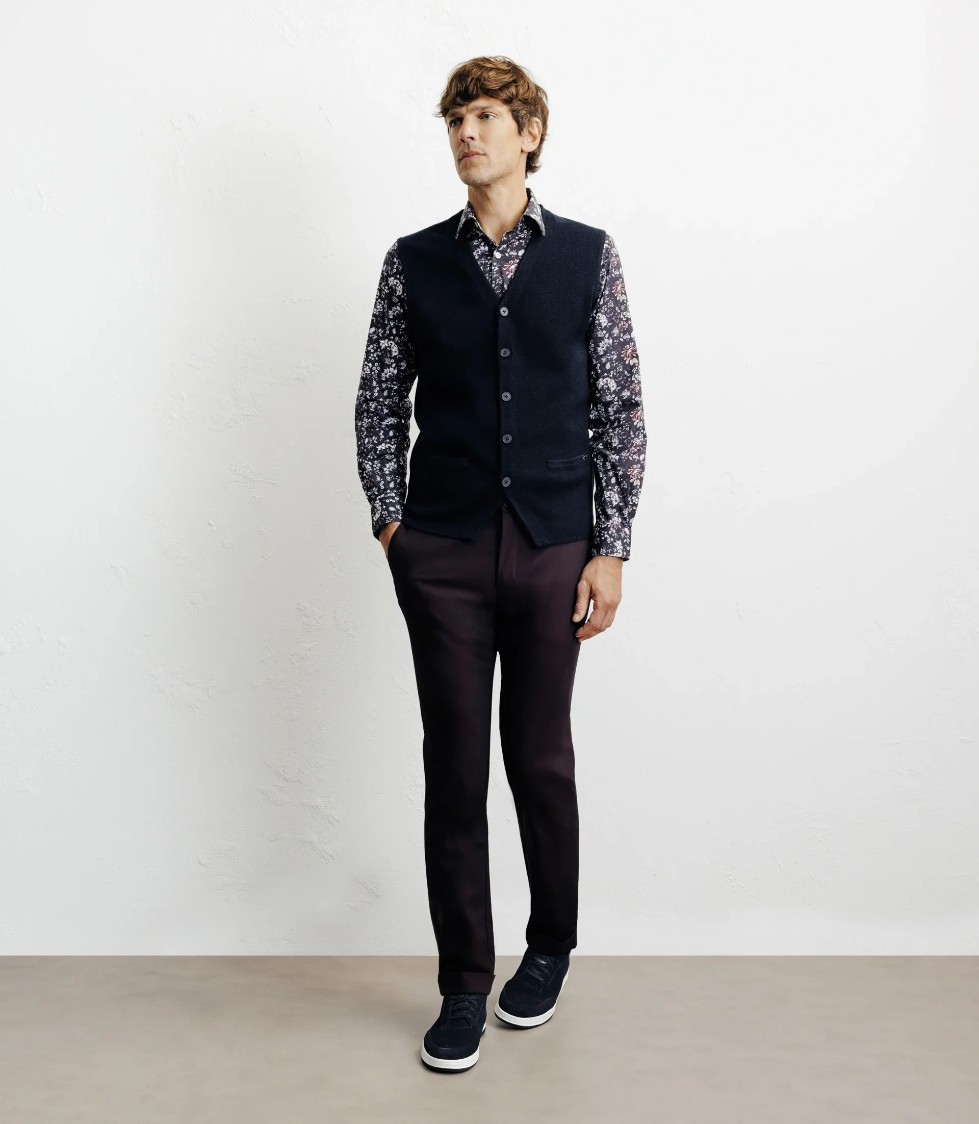 Gilet sans manche marine - Image 3