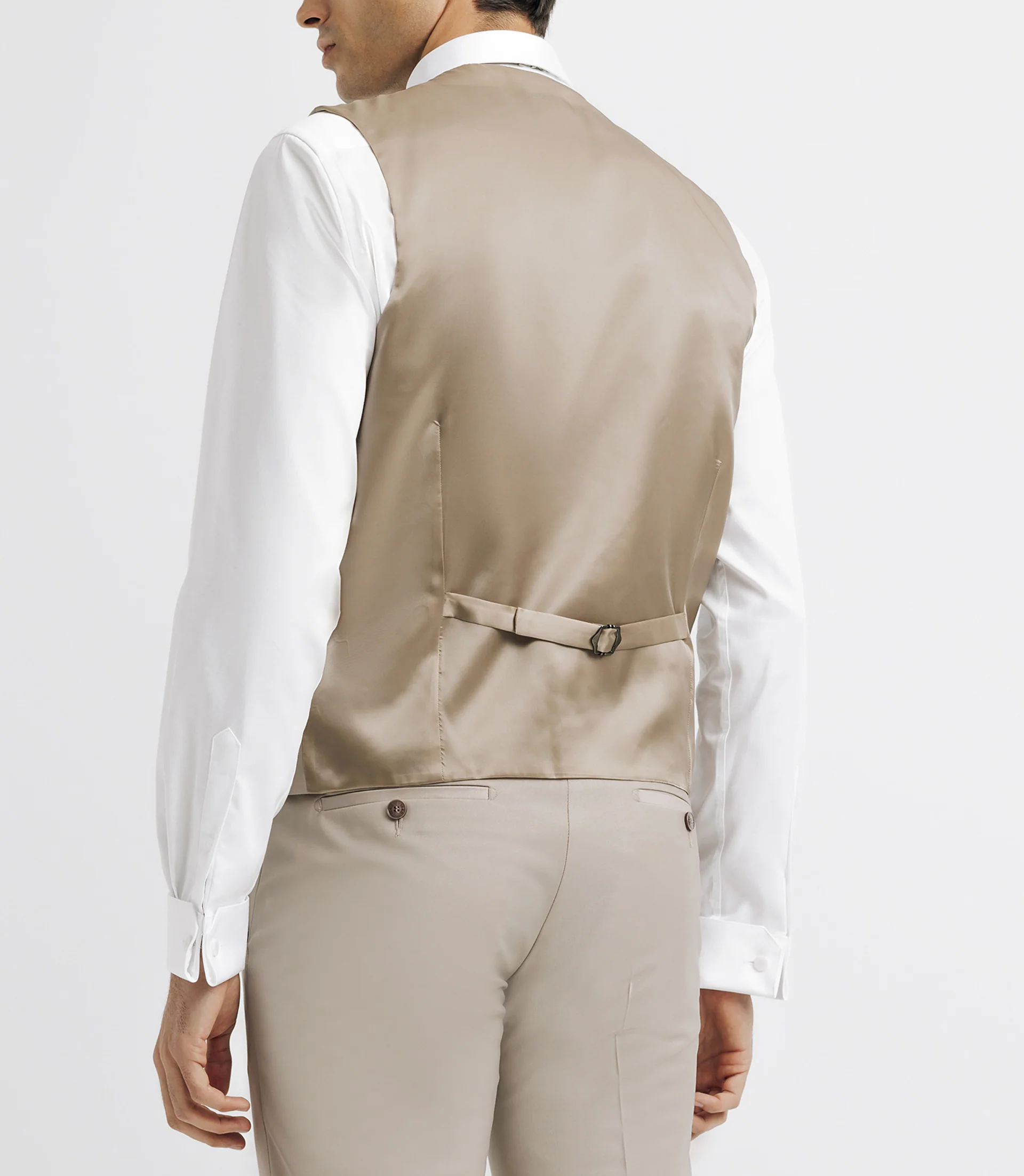 Gilet de costume beige - Image 2