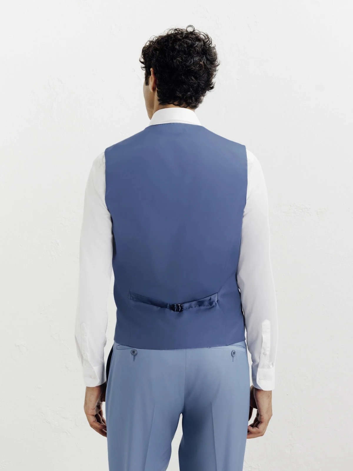 Gilet ville bleu ciel - Image 3