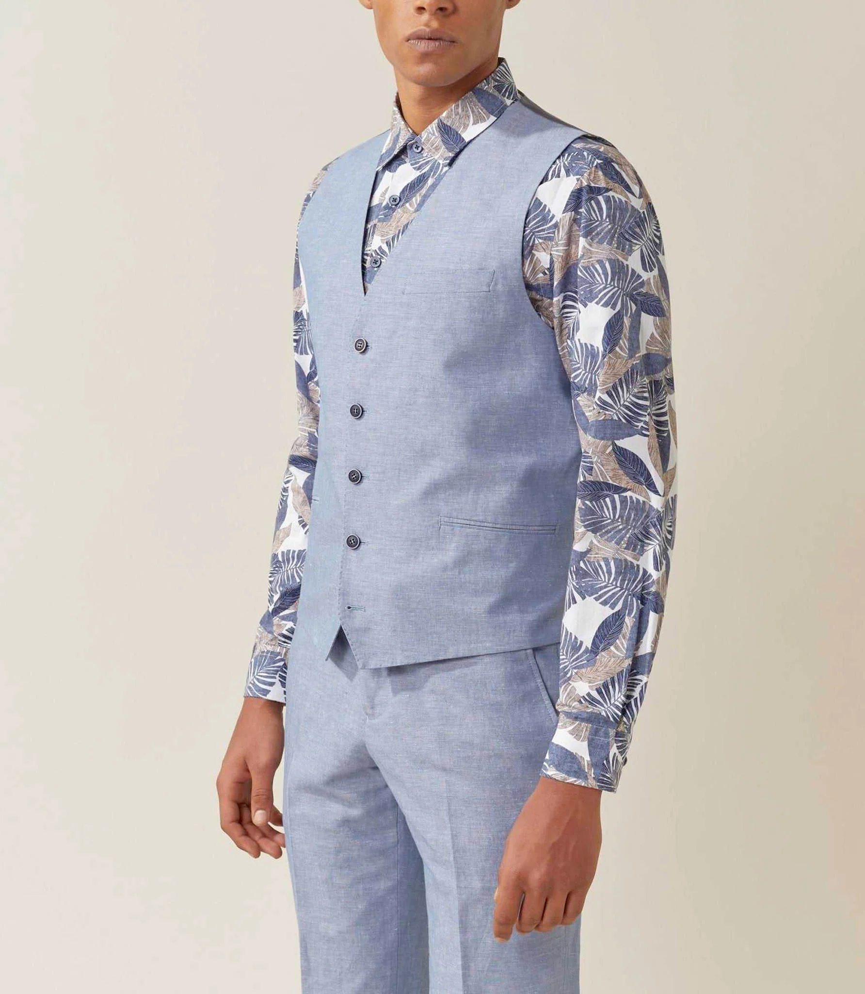 Gilet ville bleu-clair "Lazurro" - Image 2