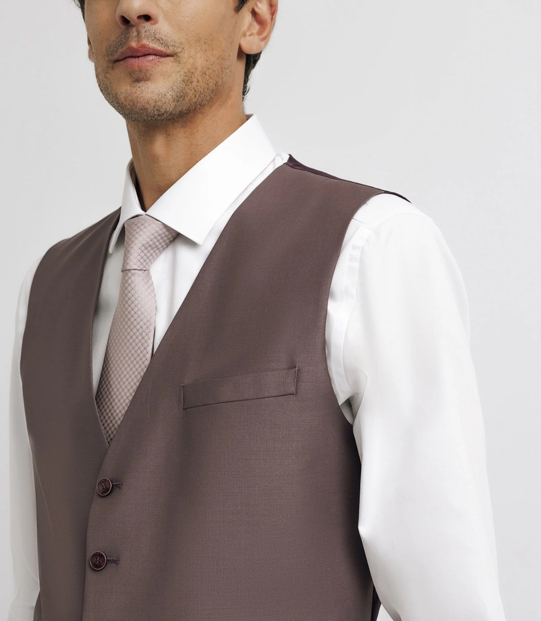 Gilet de costume parme foncé - Image 2