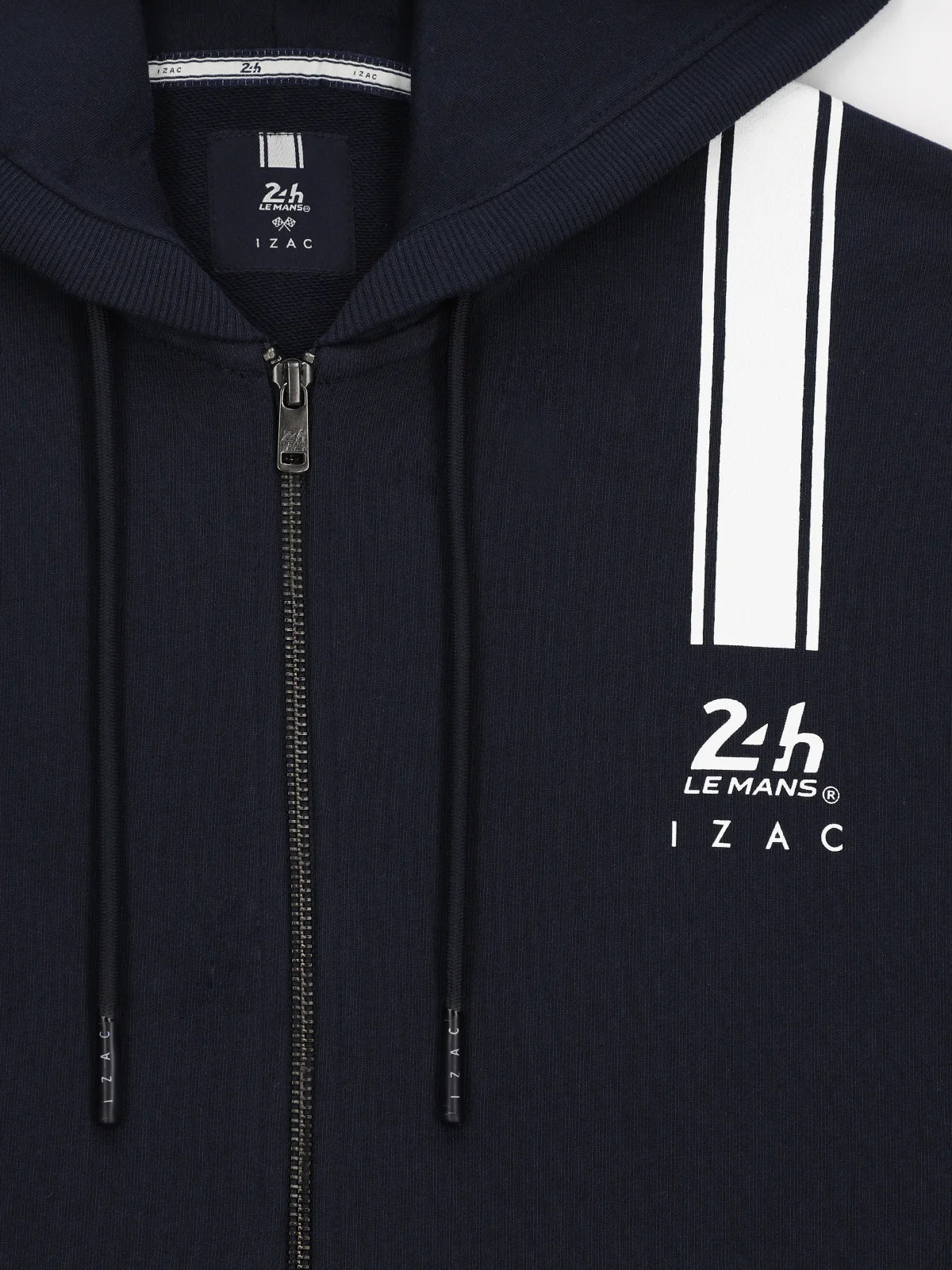 Hoodie zippé marine 24h Le Mans - Image 3