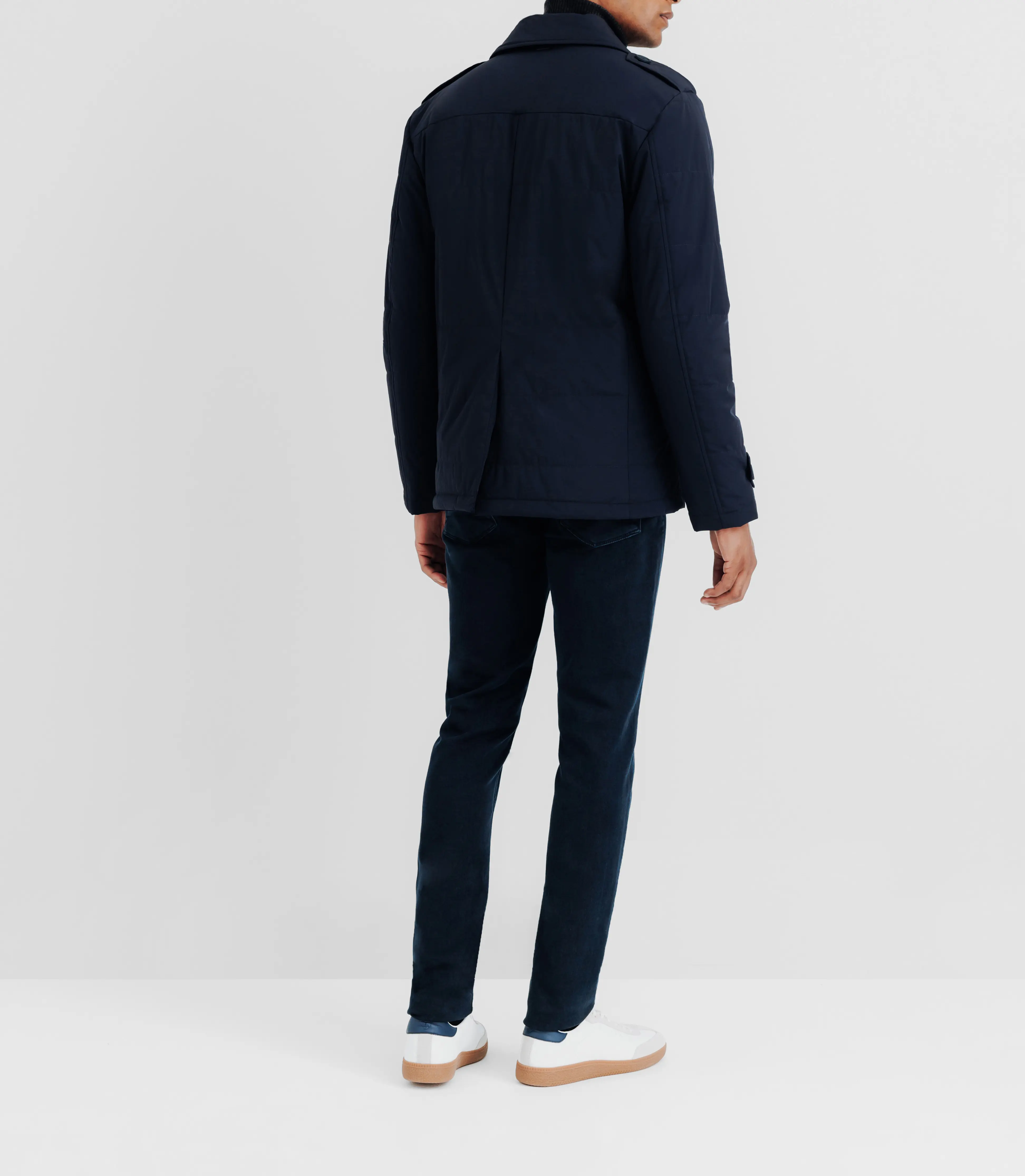 Manteau déperlant marine - Image 4