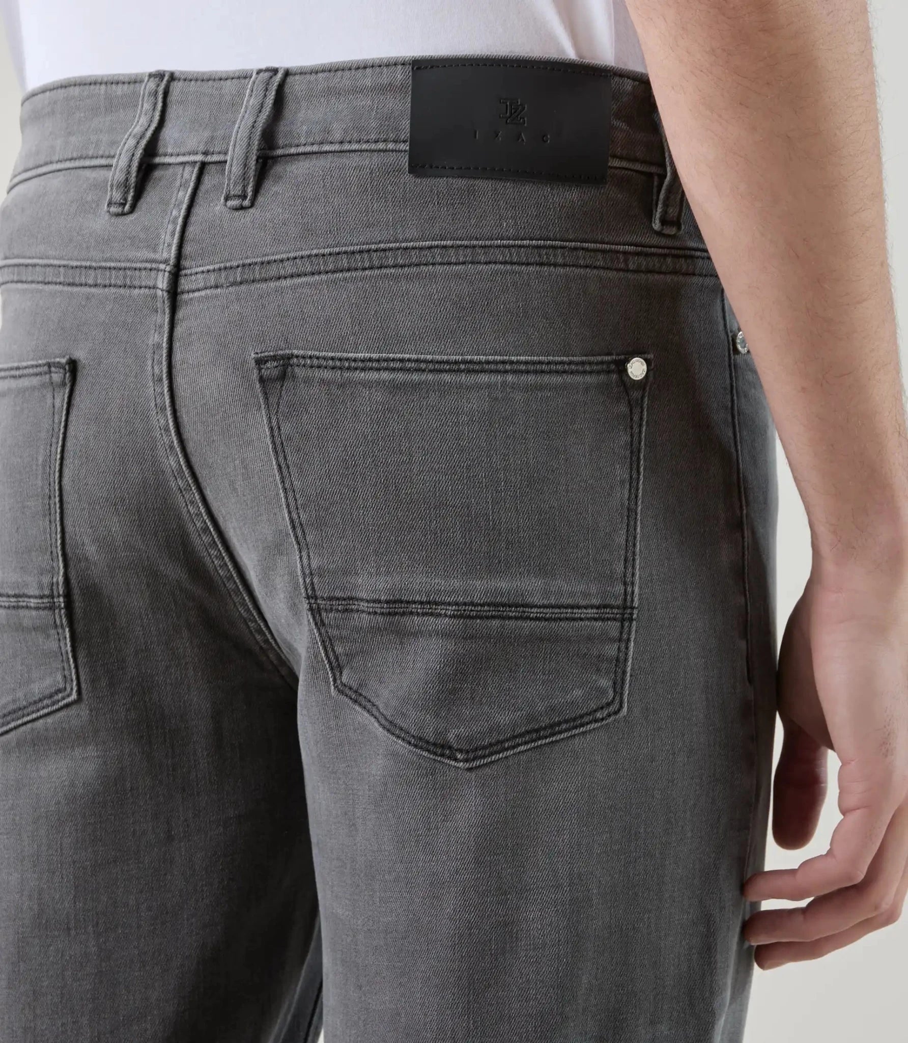 Jean 5 poches stretch anthracite - Image 3