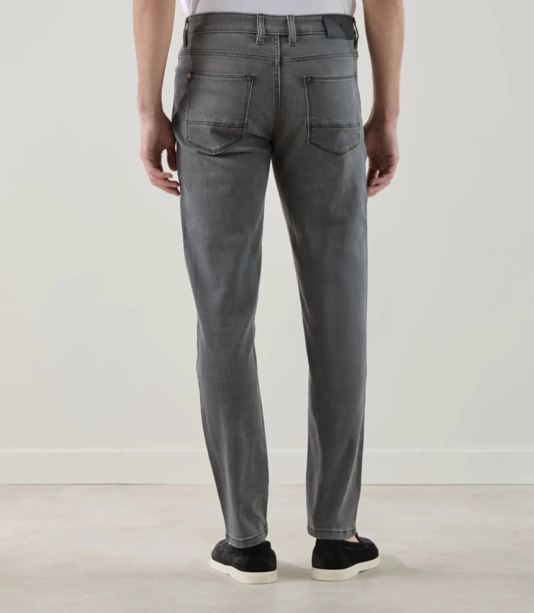 Jean 5 poches stretch anthracite - Image 4