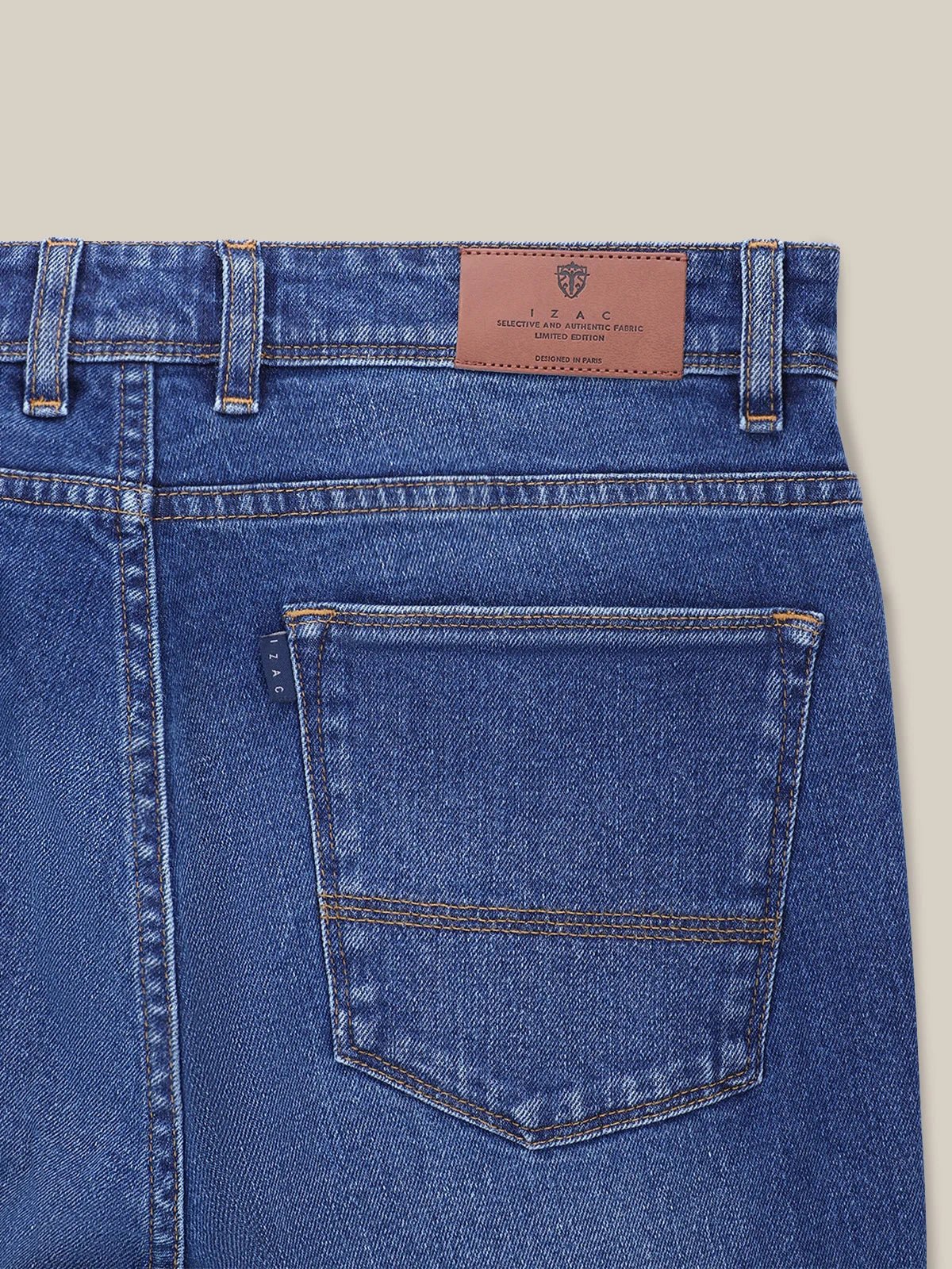 Jean coupe slim bleu moyen - Image 3
