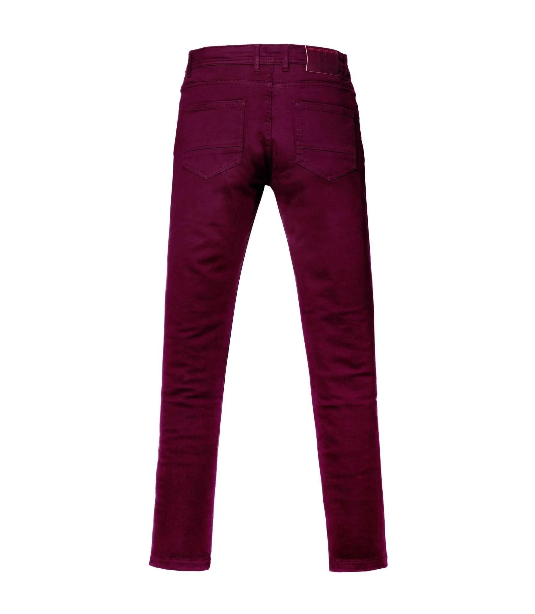 Jean Hydroless stretch bordeaux "Rio" - Image 2