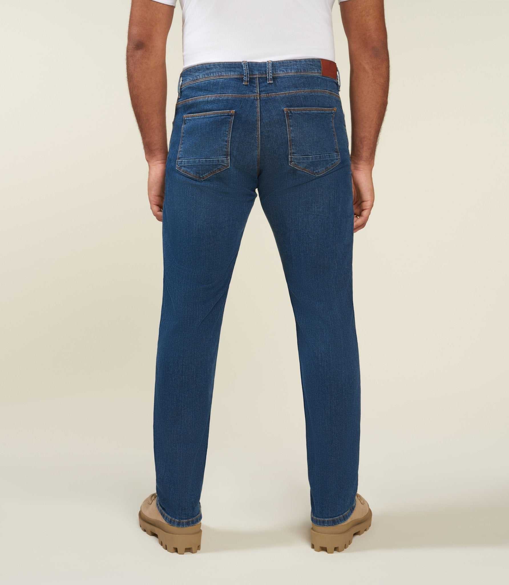 Jean straight permanent bleu moyen EDITIONBT - Image 3