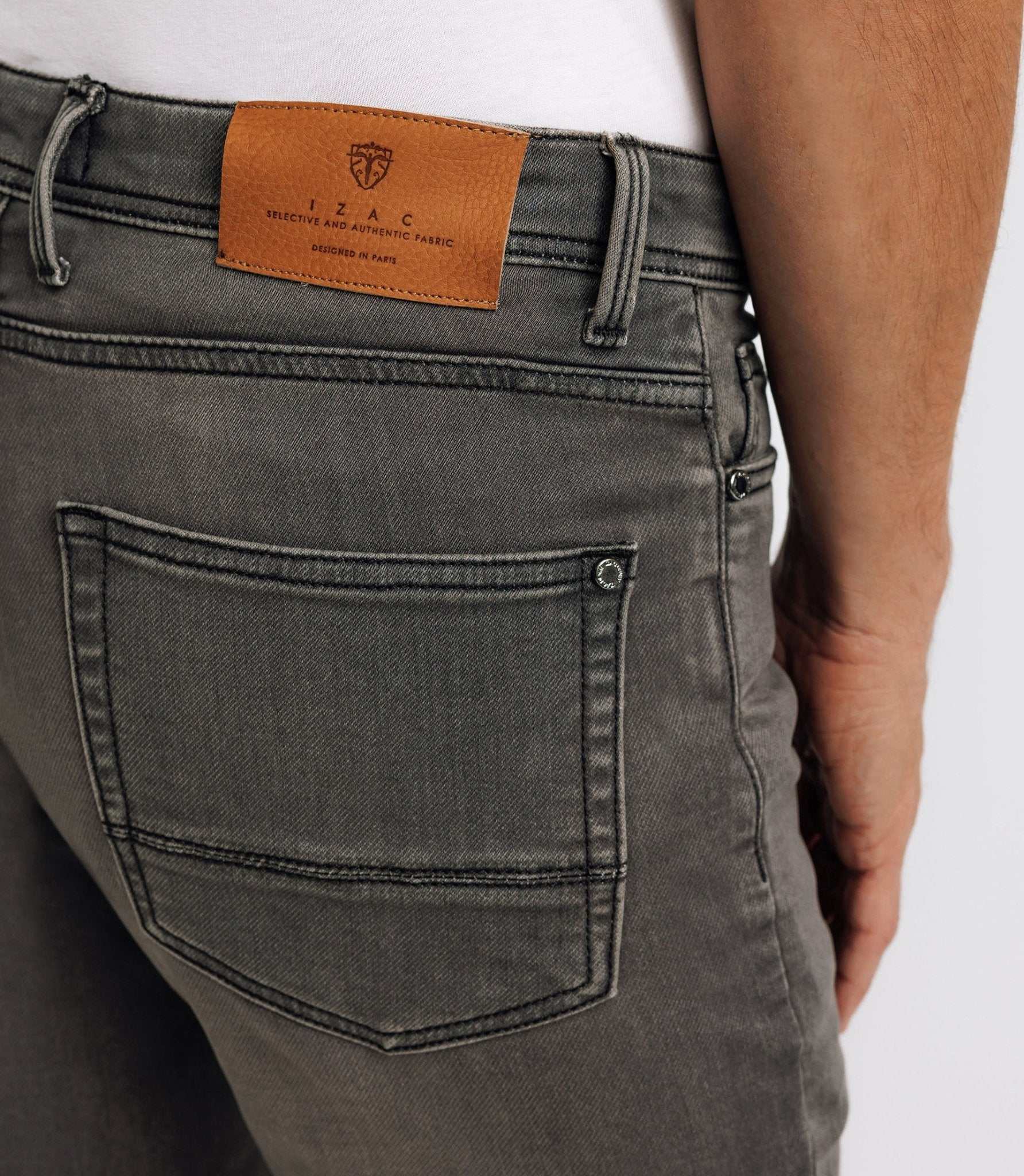 Jean slim gris moyen - Image 3