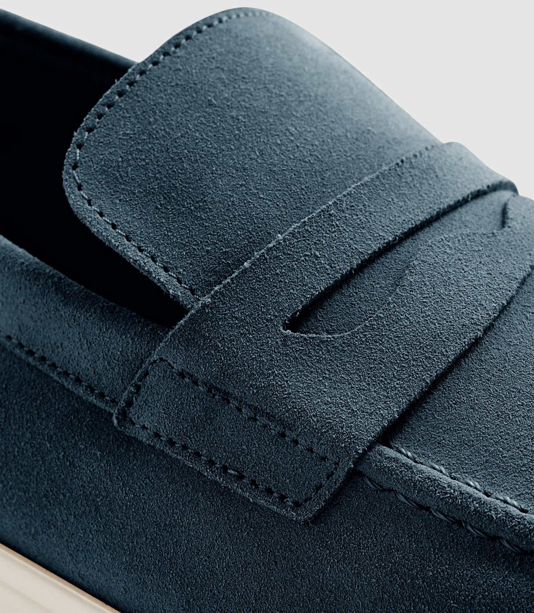 Mocassin en daim bleu EMILE - Image 6