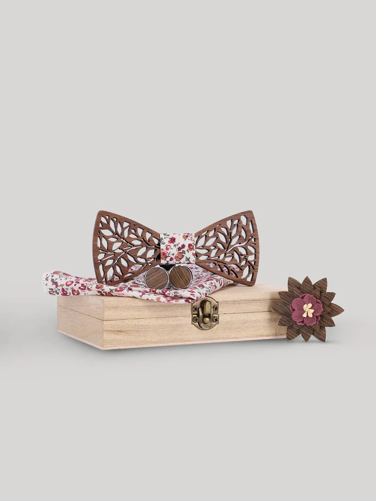 Nœud papillon uni brique