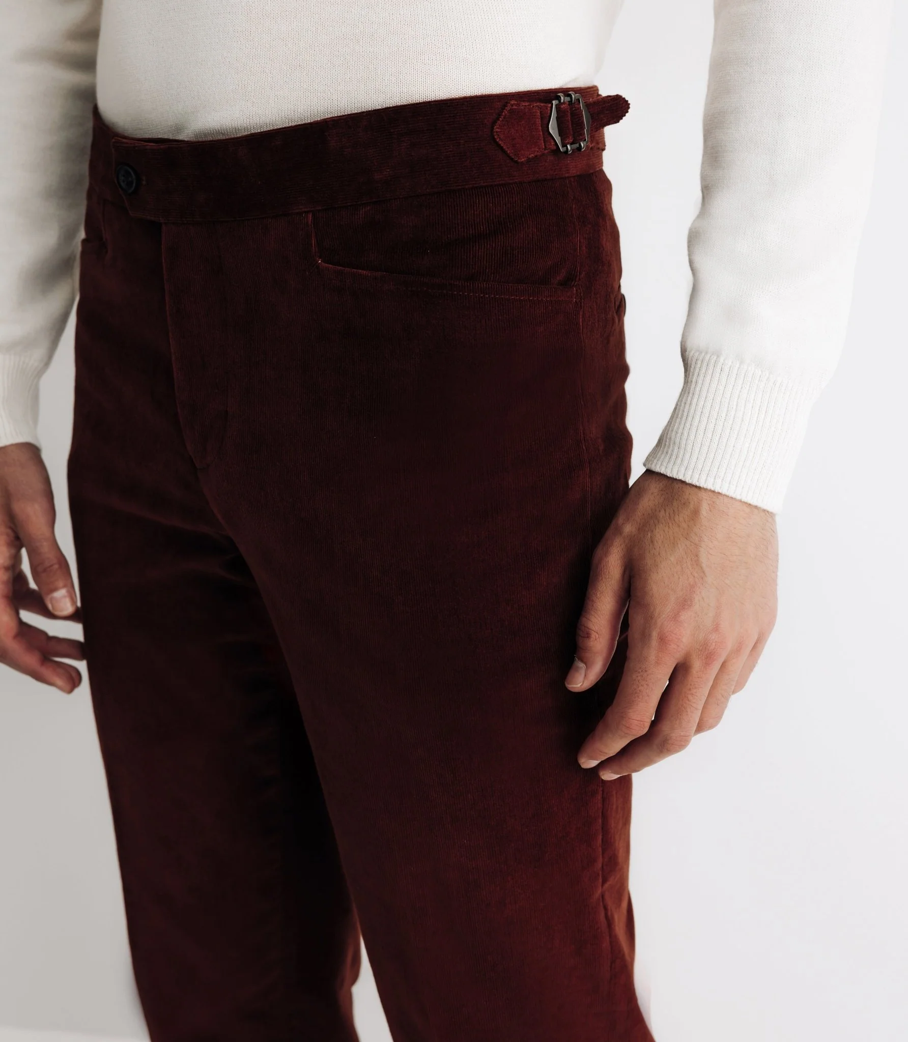 Pantalon ville séparable en velours cannelle - Image 2