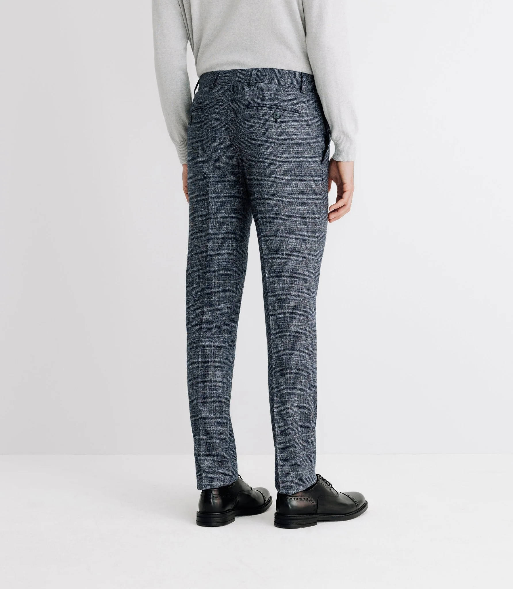 Pantalon ville séparable à carreaux marine - Image 2