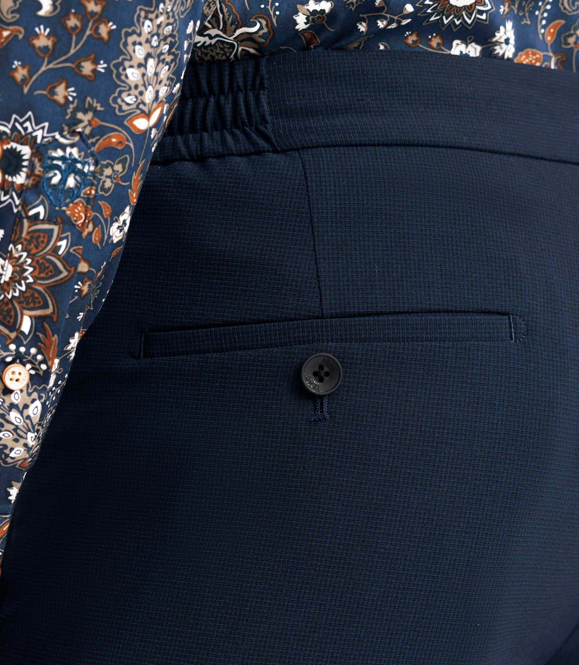 Pantalon ville armuré bleu marine - Image 2