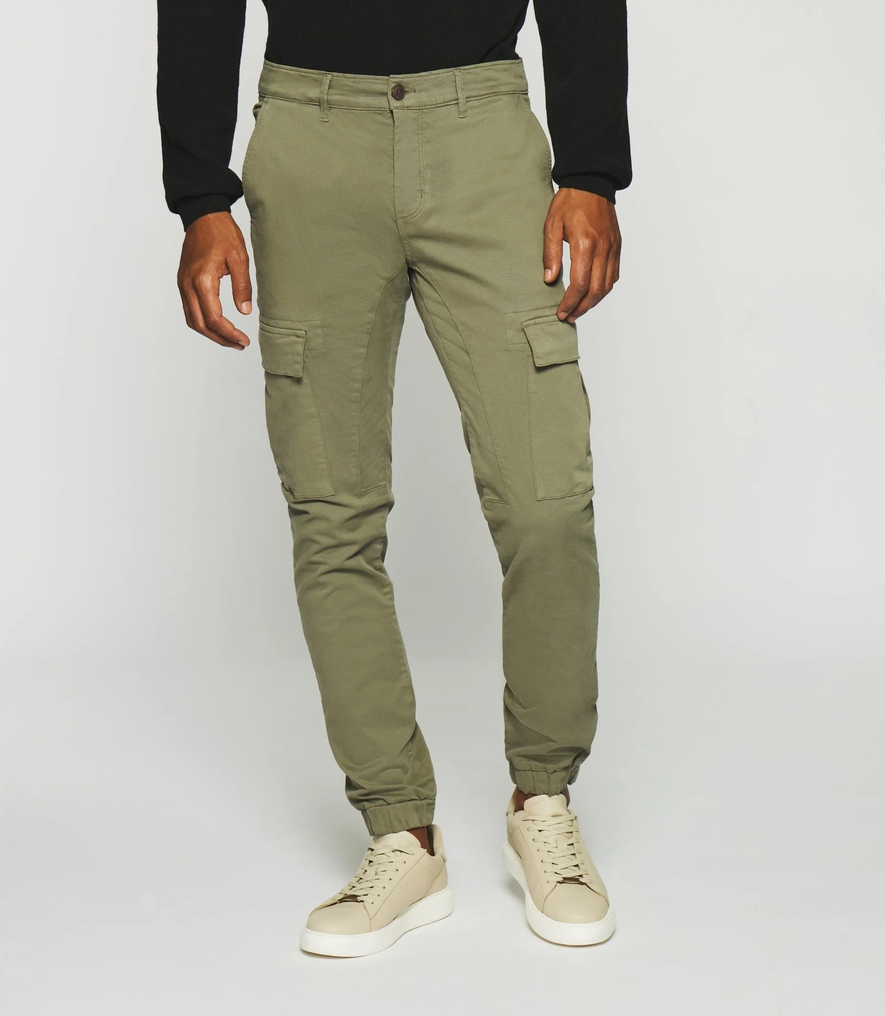 Pantalon cargo kaki