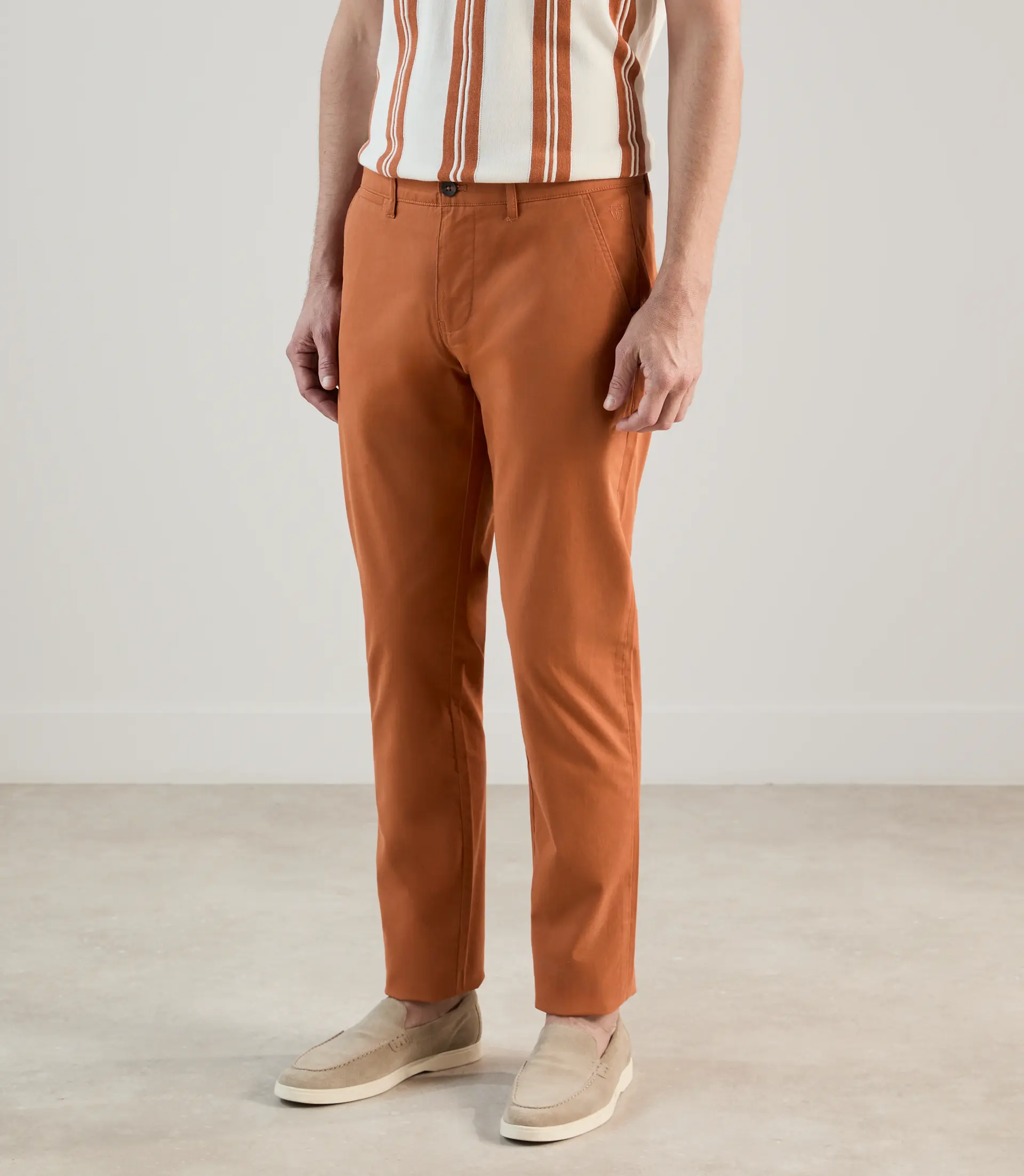 Pantalon chino orange - Image 2