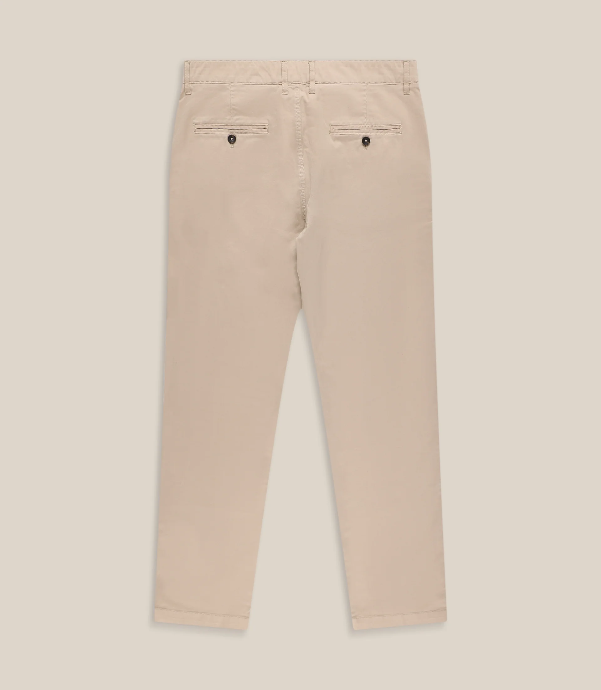Pantalon coton stretch beige - Image 2