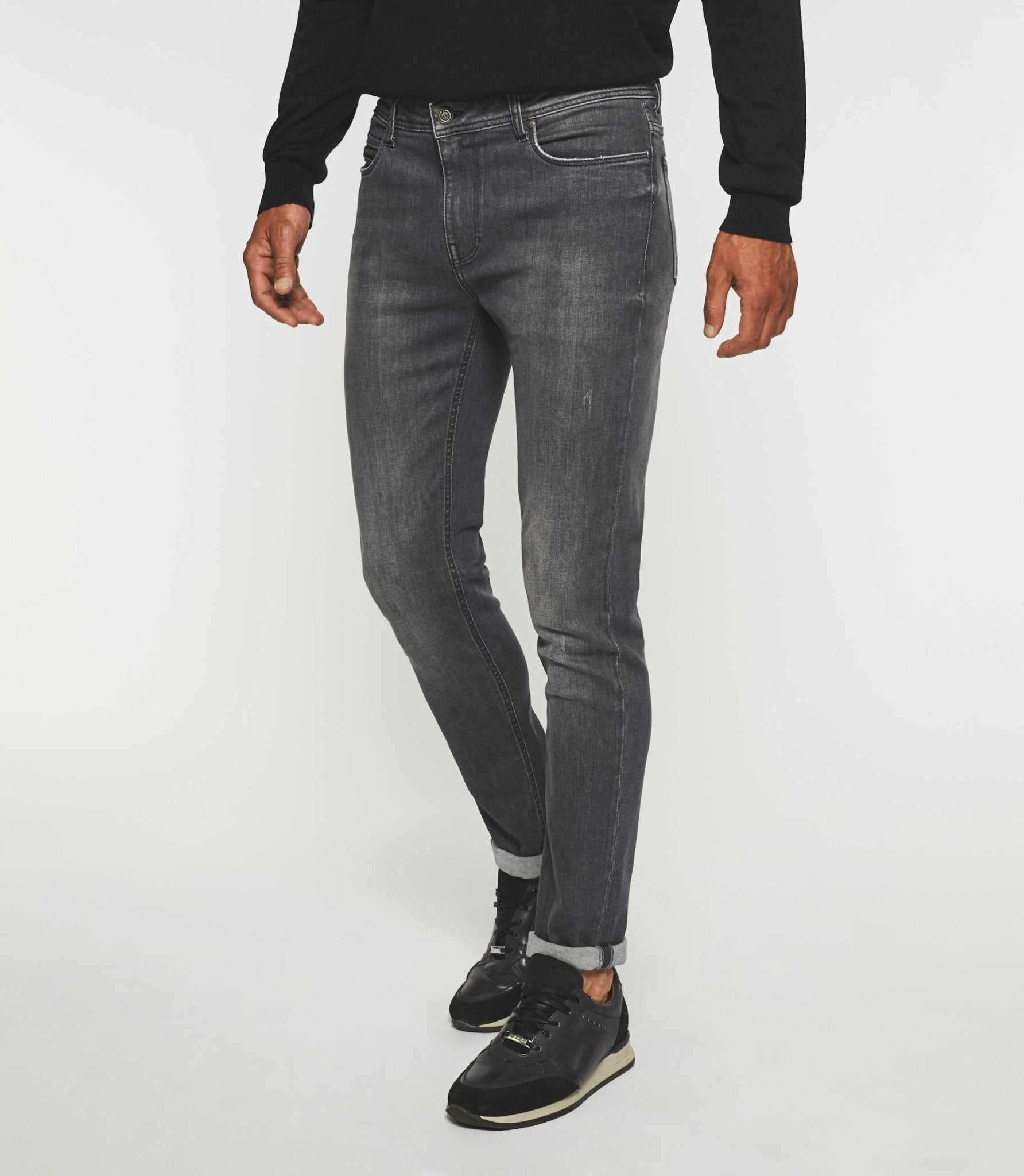 Jean super slim denim gris moyen EFFET - Image 5