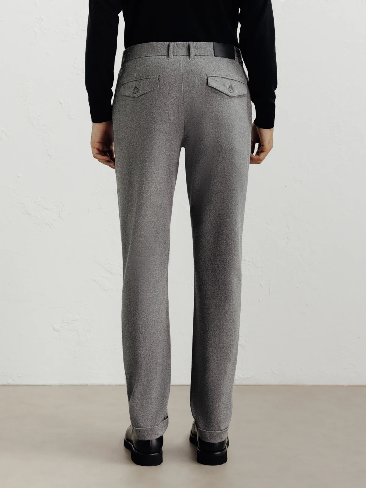 Pantalon flanelle gris - Image 4