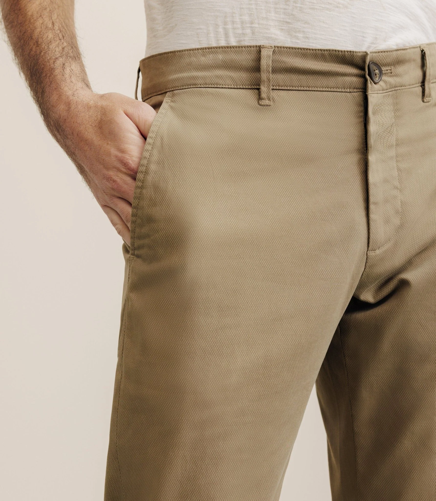 Pantalon imprimé camel - Image 2