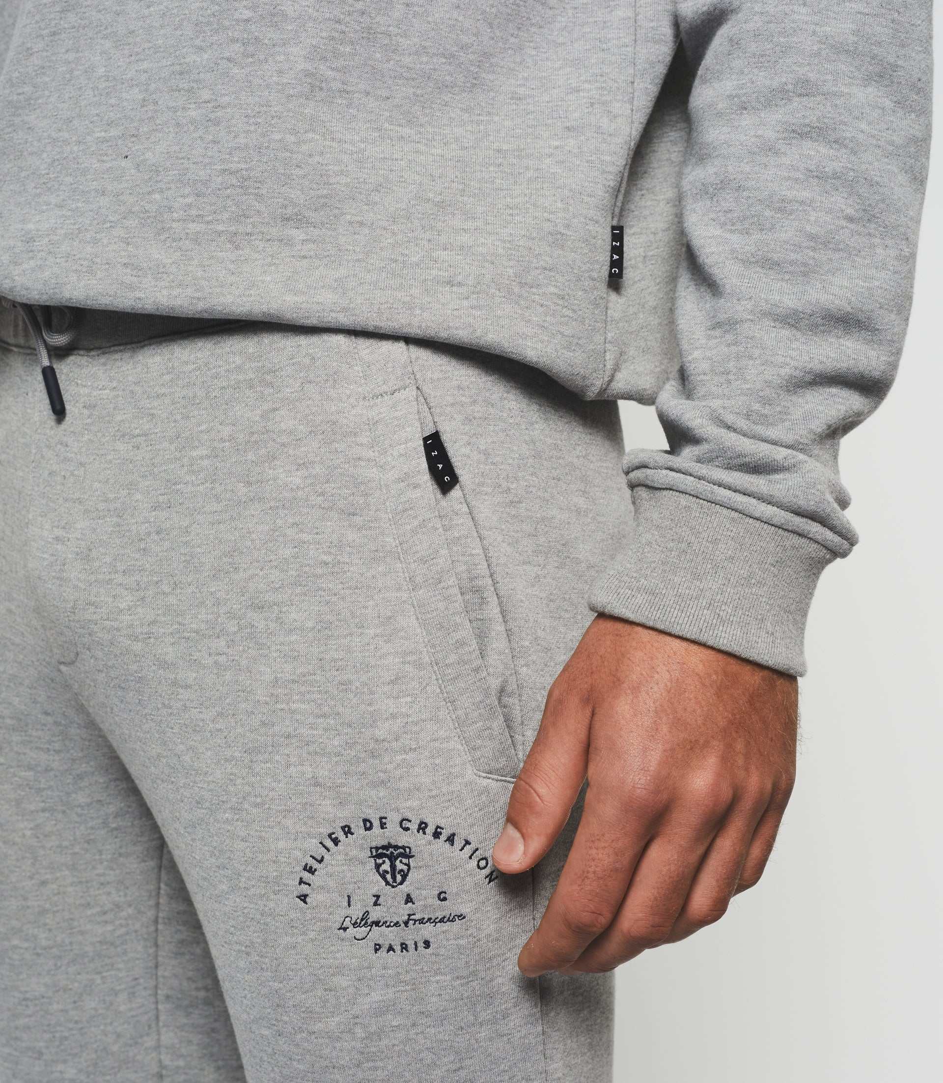 Jogging gris chiné "Swpragan" - Image 3