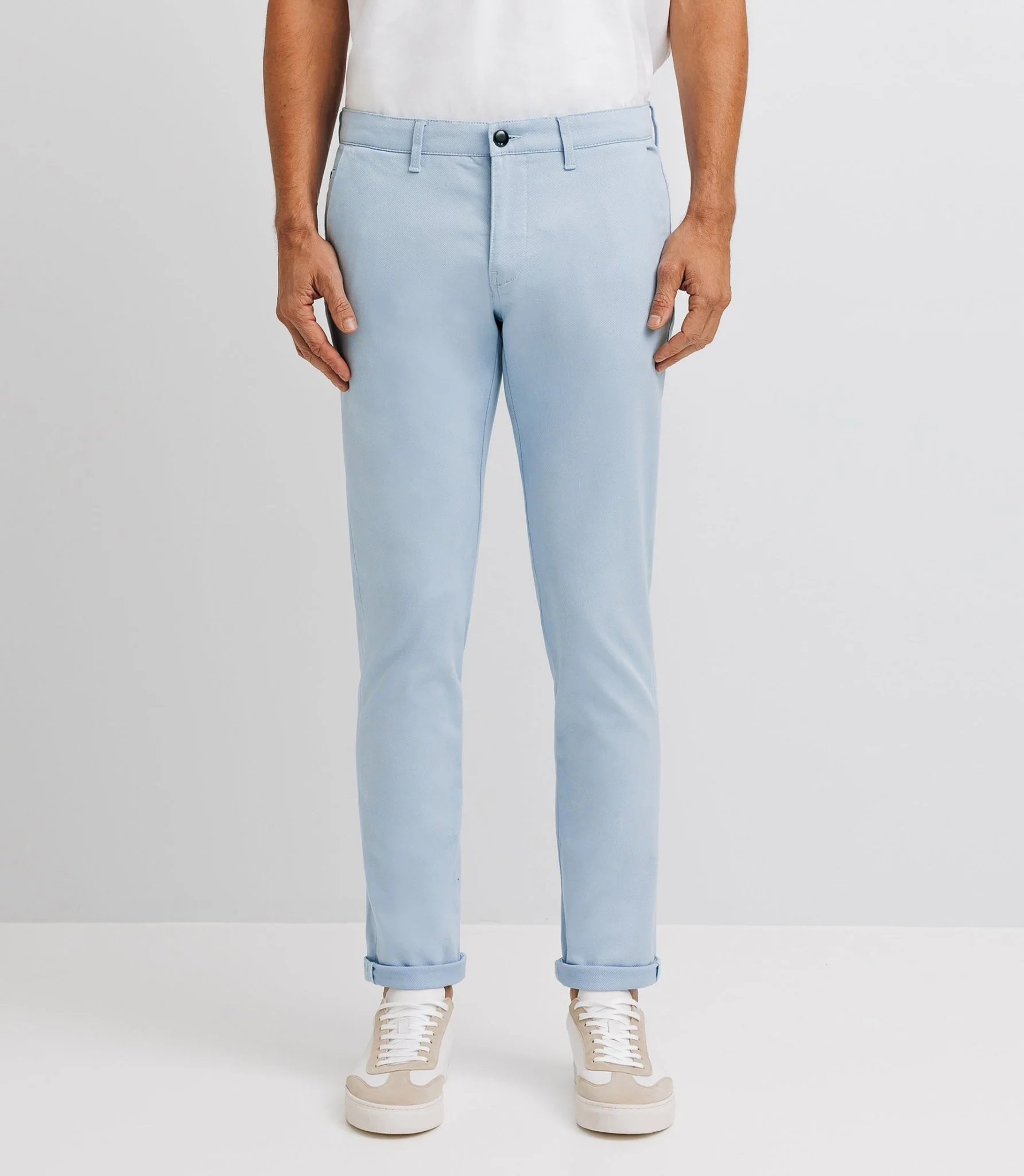 Pantalon slack bleu ciel