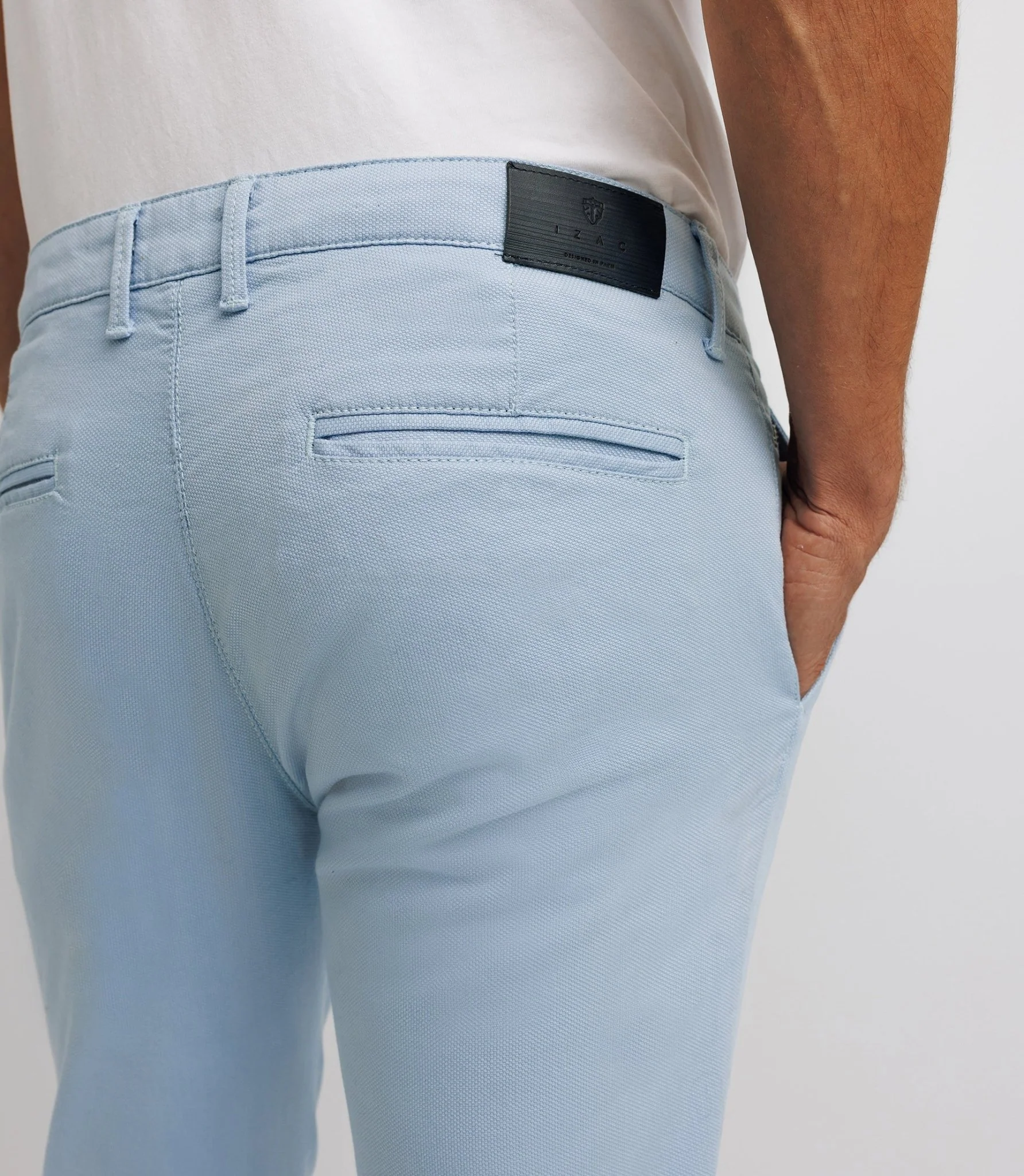 Pantalon slack bleu ciel - Image 3