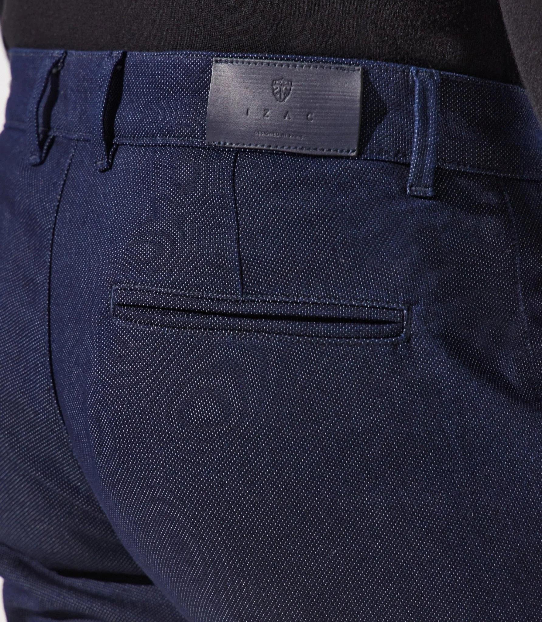 Pantalon slack urbain marine - Image 4