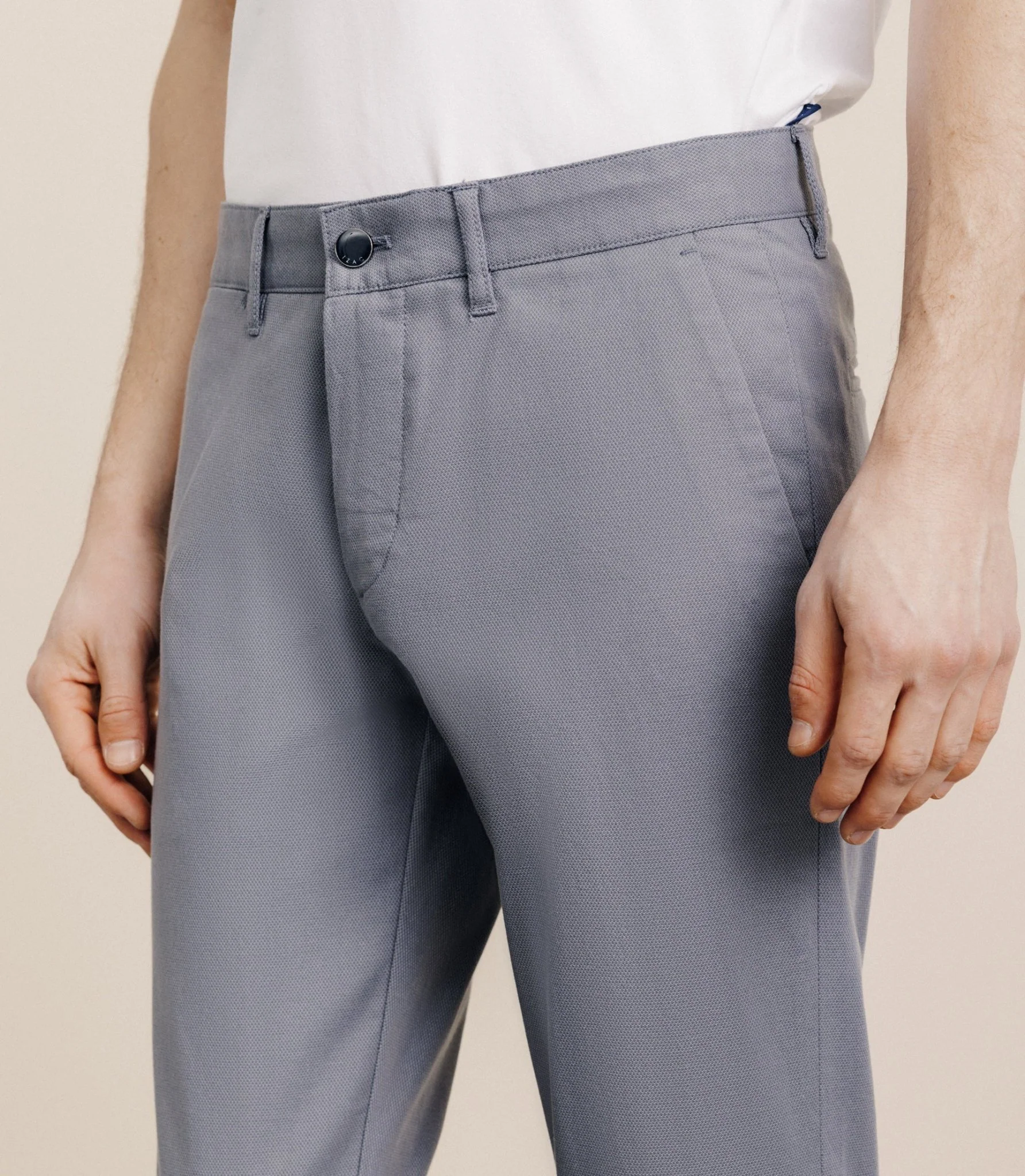 Pantalon slim gris - Image 2